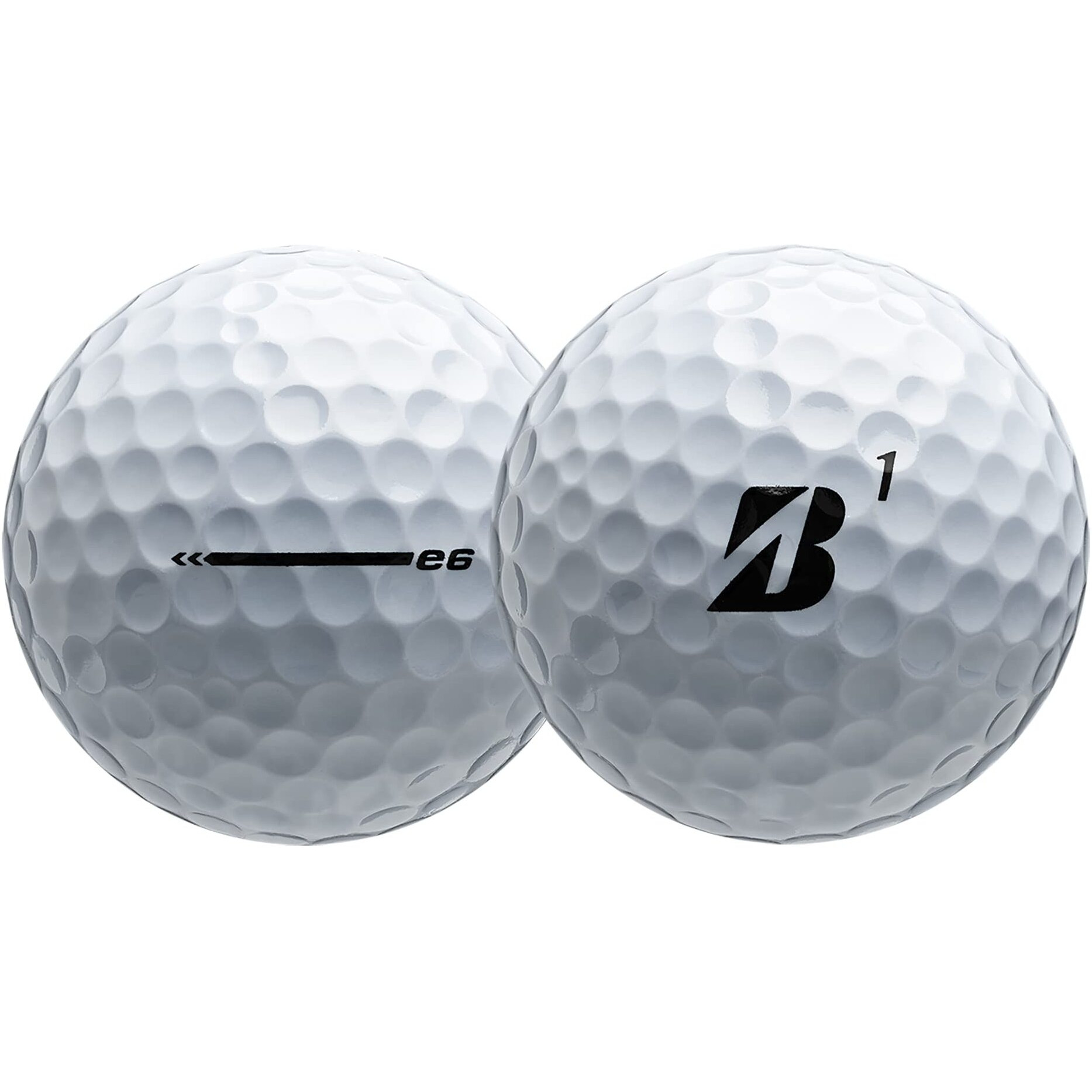 Bridgestone 2023 E6 White Golf Ball-Dozen