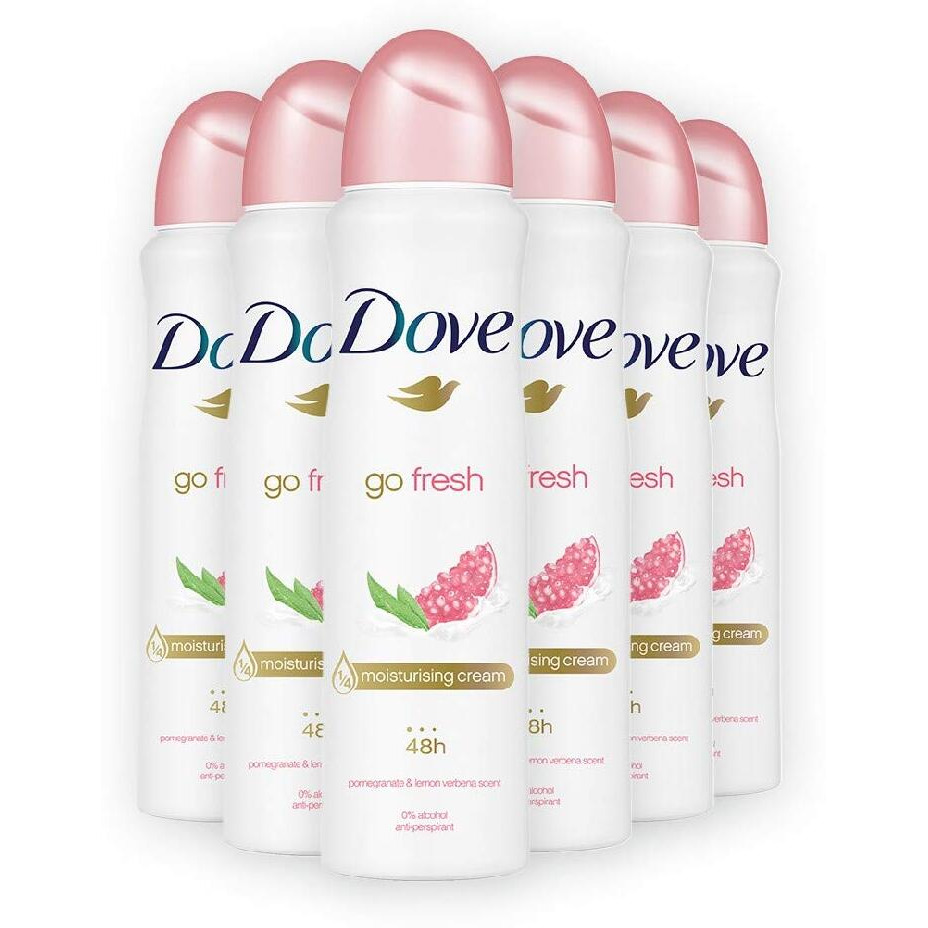 Dove Red Body Spray Pomegranate -5.1Oz