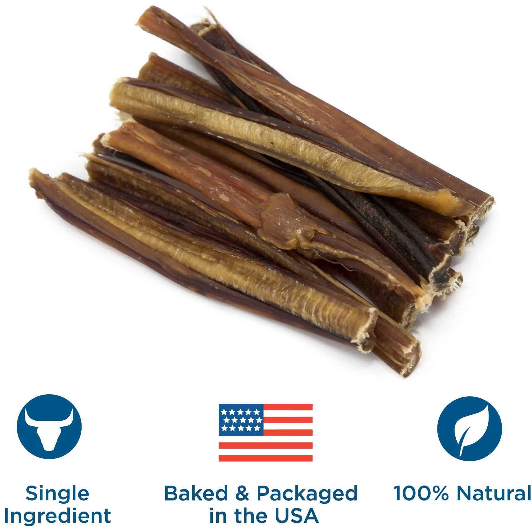 Best Bully Sticks 6 Inch All-Natural Thin Bully Sticks For Dogs - 6    Easily Digestible, 100% Grass-Fed Beef, Grain And Rawhide Free | 24 Pack