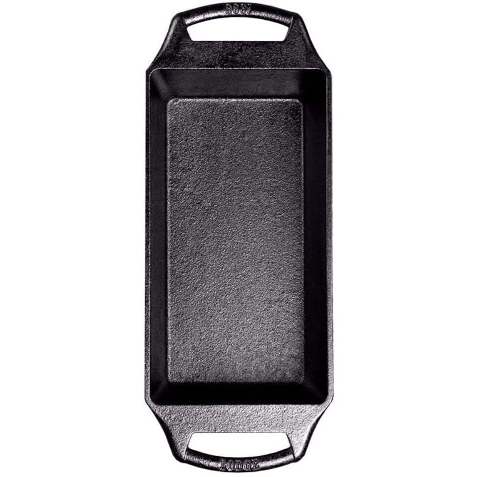 Lodge Cast Iron Loaf Pan 8.5X4.5 Inch, Black