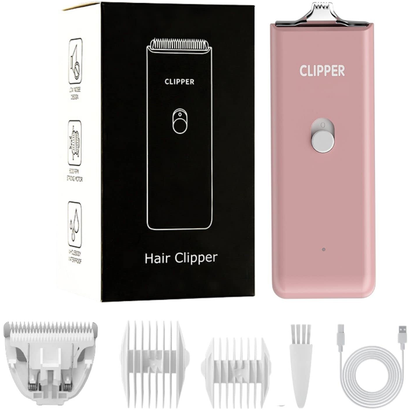 Dog Cat Home Hair Waterproof Clipper Portable Electric Usb Rechargeable Pet Grooming Tools Low Noise Shaver Cordless Trimmer For Small And Large Pets
