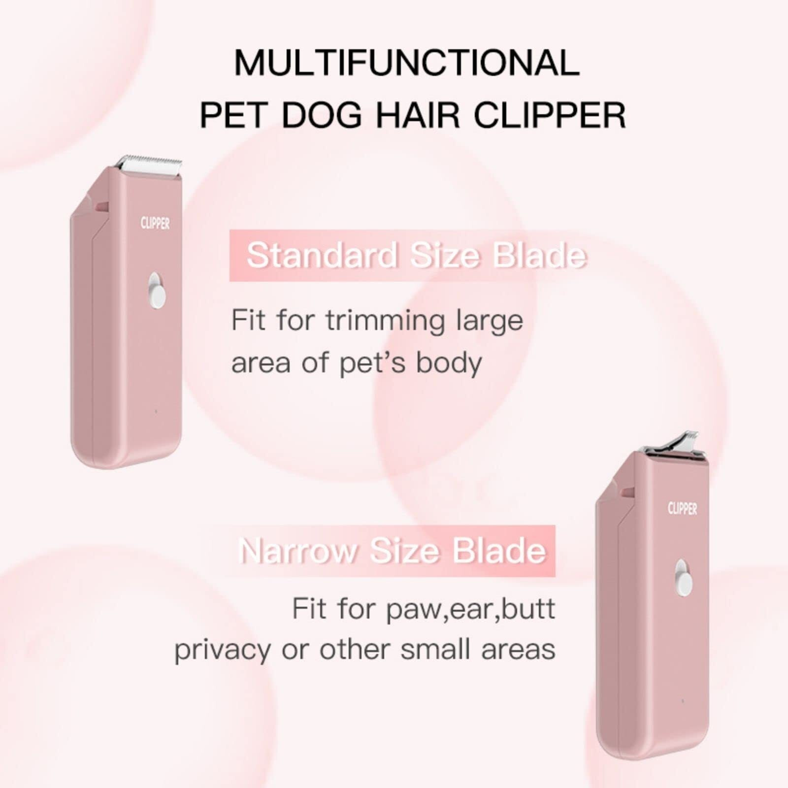 Dog Cat Home Hair Waterproof Clipper Portable Electric Usb Rechargeable Pet Grooming Tools Low Noise Shaver Cordless Trimmer For Small And Large Pets