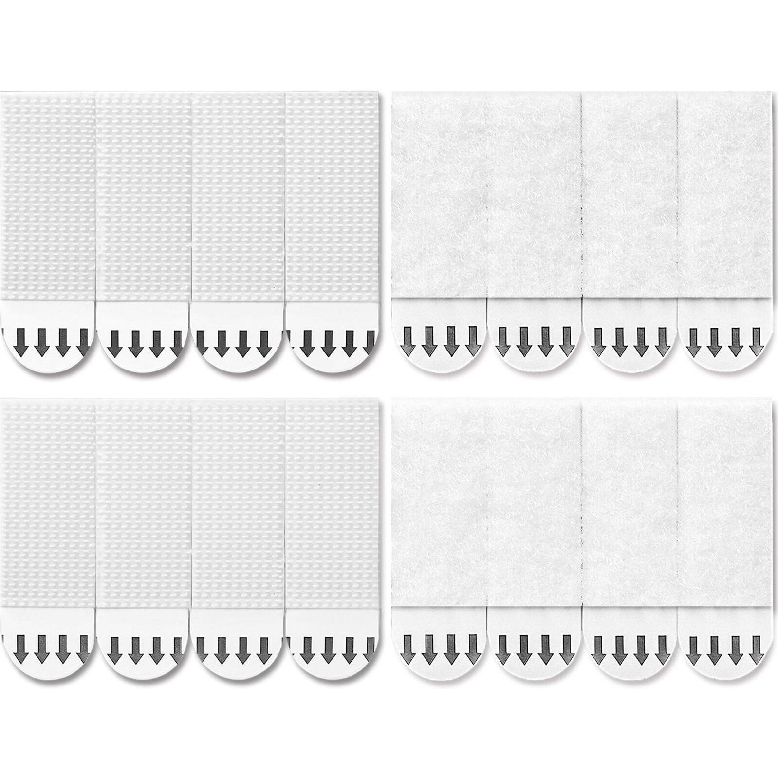 Picture Hanging Strips Heavy Duty,40-Pairs(80 Strips) Sticky Picture Hangers For Walls,Hanging Pictures Without Nail,Damage Free No Nails Refill Adhesive Poster Strips For Frame Mounting Strips,Small
