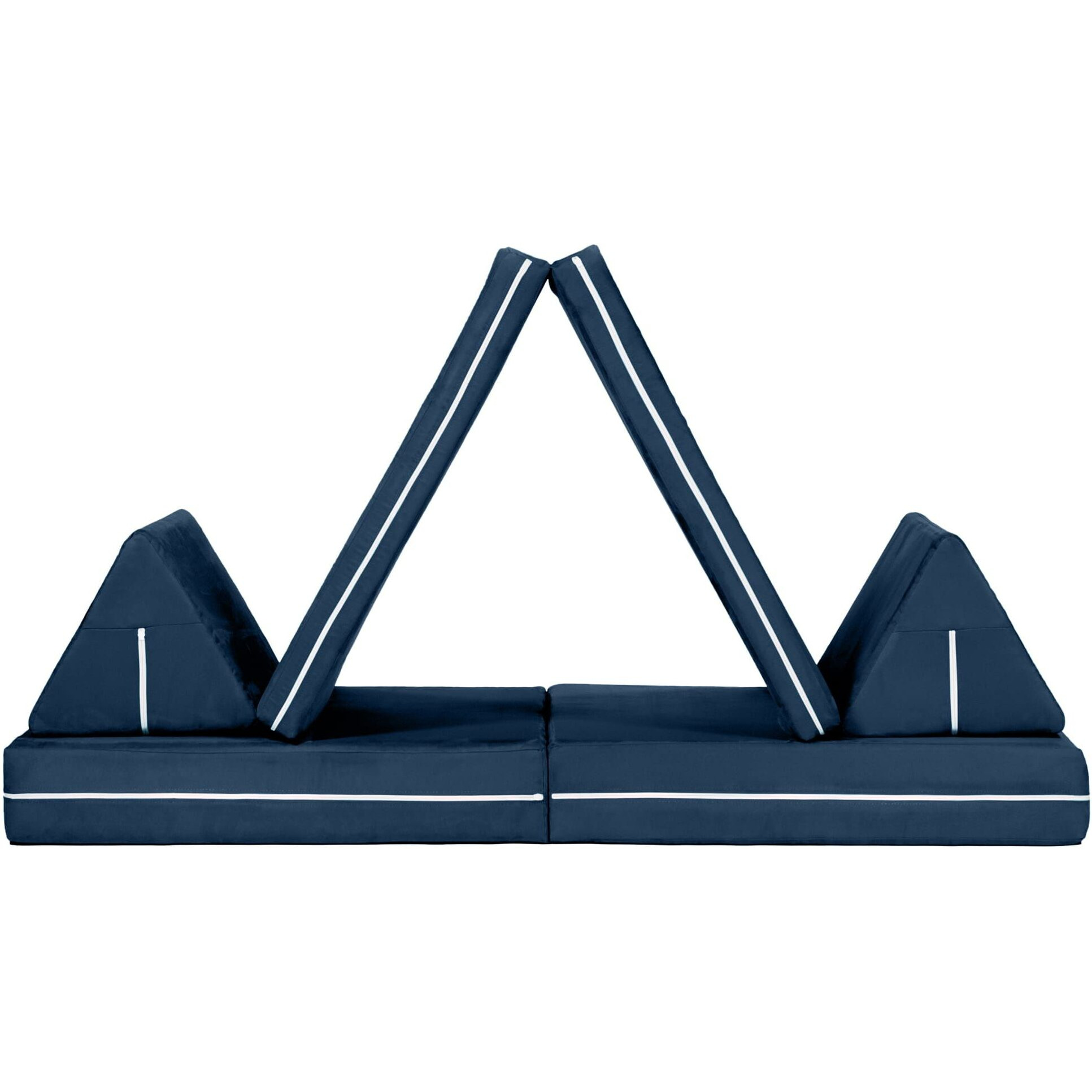 Jaxx Zipline Playscape - Imaginative Furniture Playset For Creative Kids, Navy