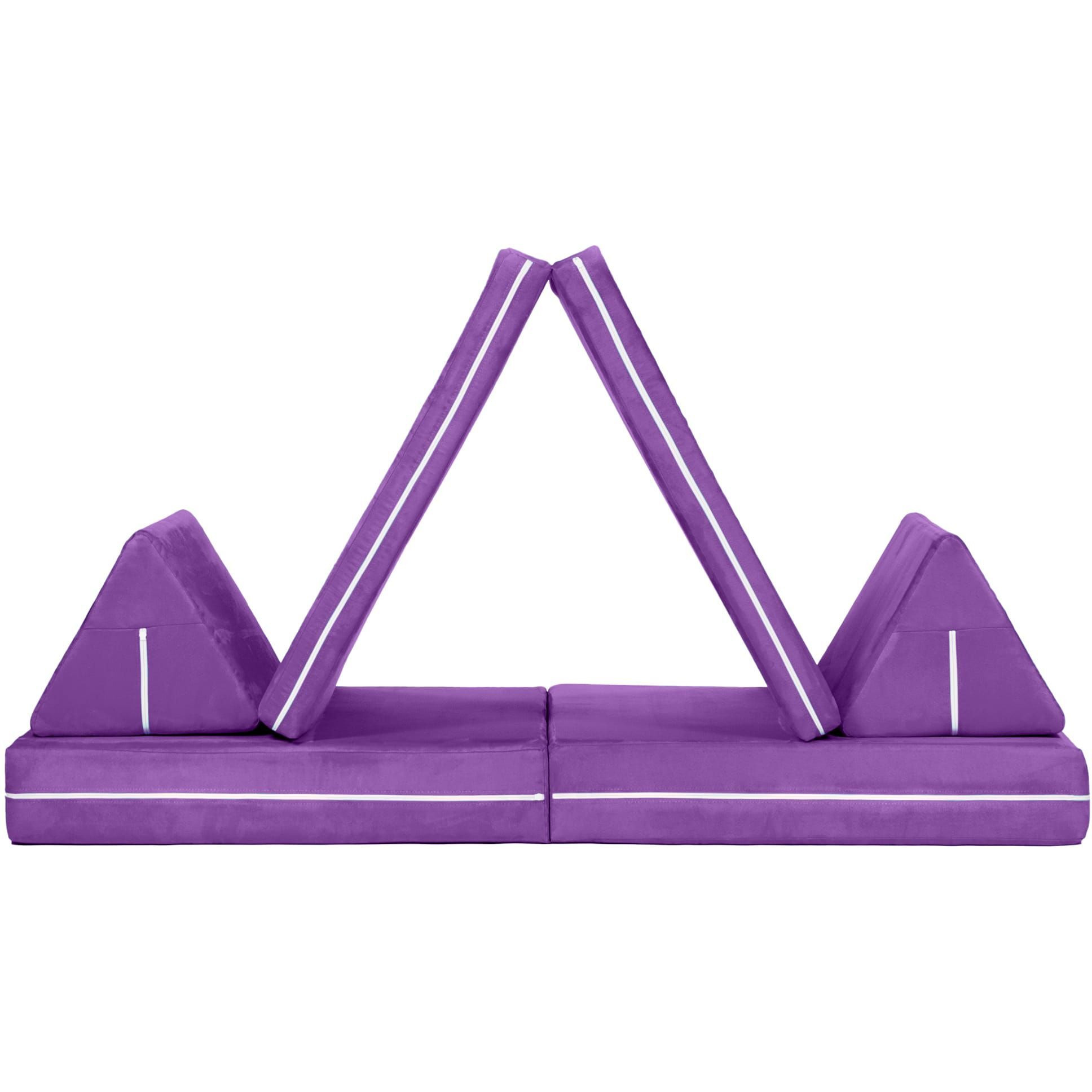 Jaxx Zipline Playscape - Imaginative Furniture Playset For Creative Kids, Grape