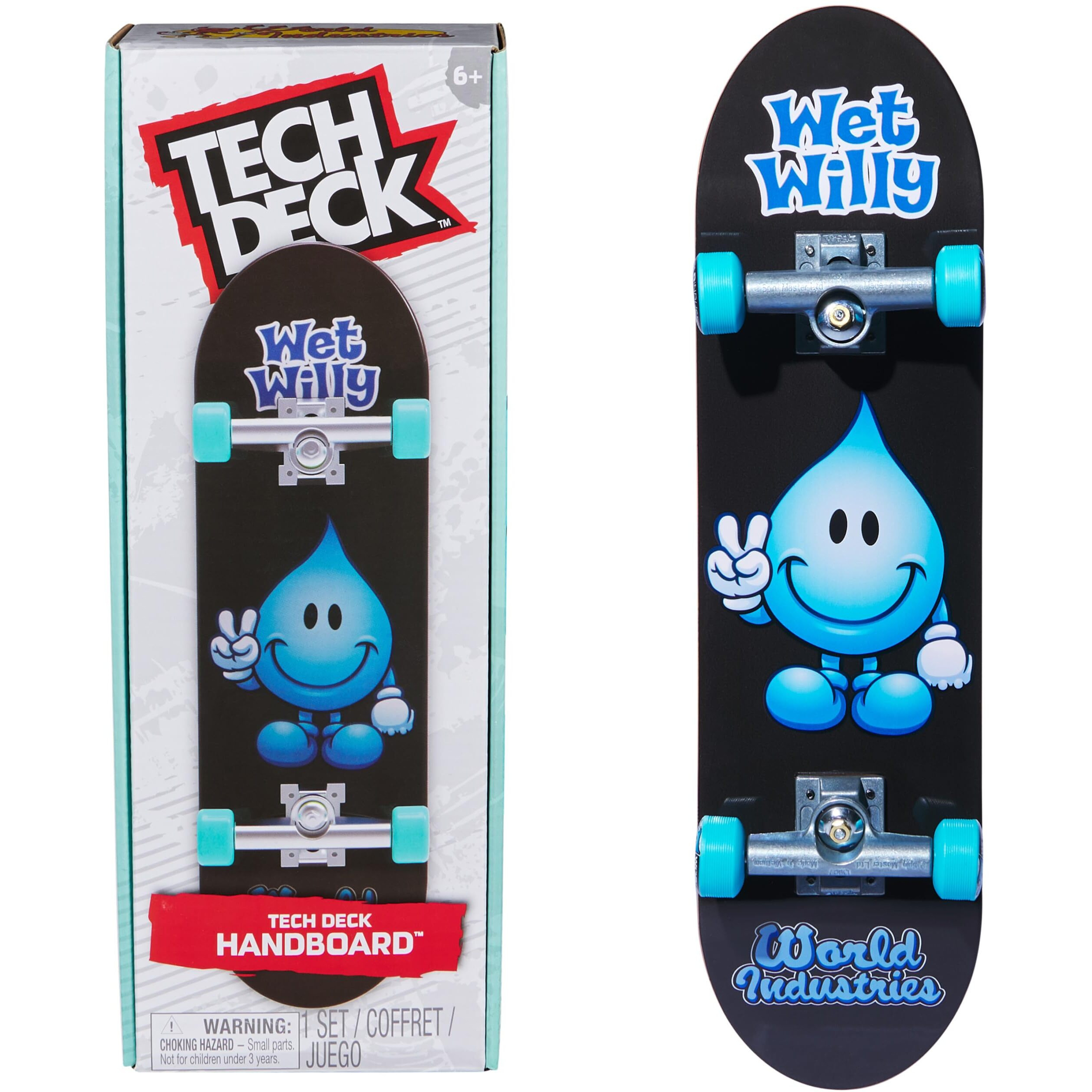 Tech Deck, World Industries Handboard Authentic Mini Skateboards, Kids Toys For Boys & Girls, Ages 6 And Up (Hands Use Only)