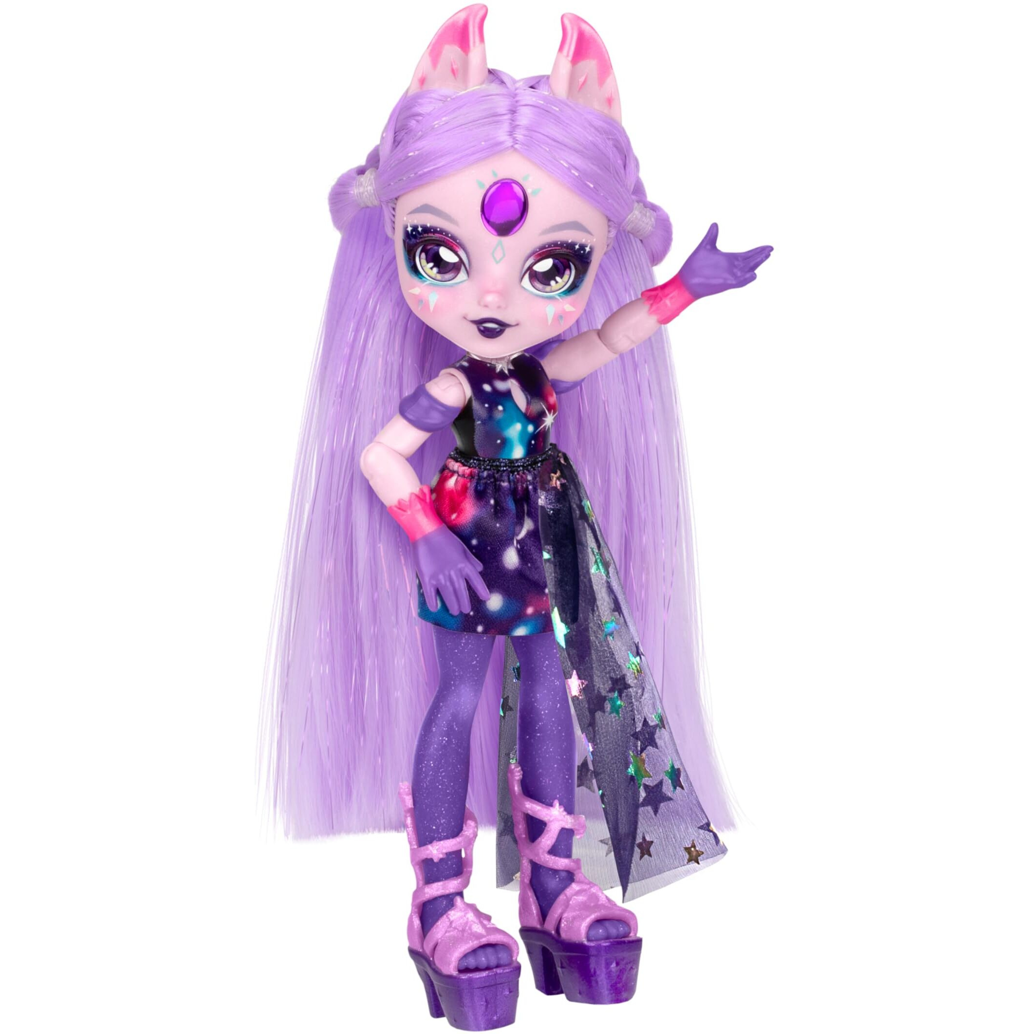 Magic Mixies Pixlings Shimmerverse Series, Create & Mix A Magic Potion To Reveal Howlexa The Wolf Pixling, Watch As This Beautiful 6.5"" Fashion Doll Appears Inside The Potion Bottle