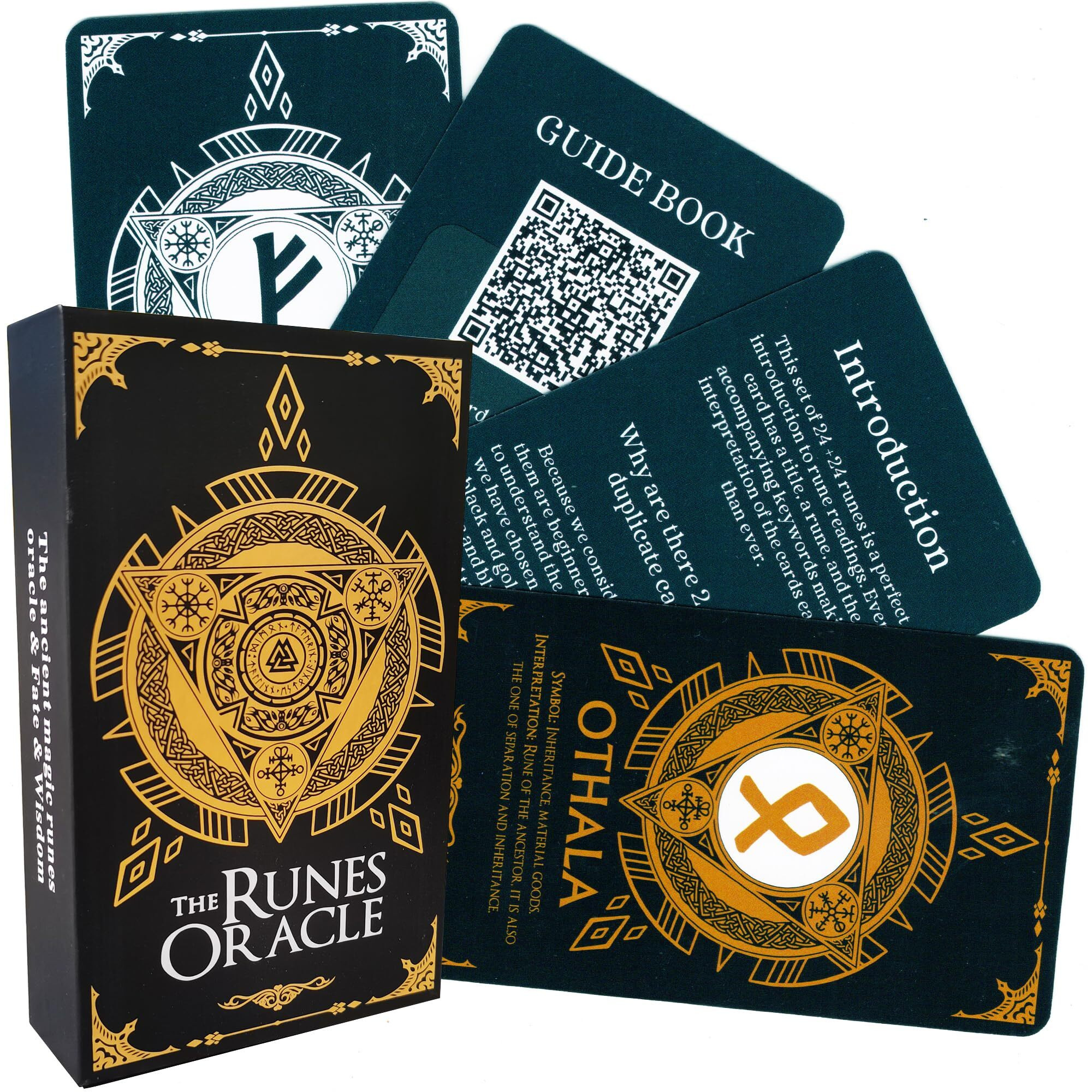 Han Yu Bowen Oracle Cards, Runes Tarot Cards,Dual Color Card,Tarot Cards Deck,Tarot Cards For Beginners,Tarot Cards With Meanings On Them