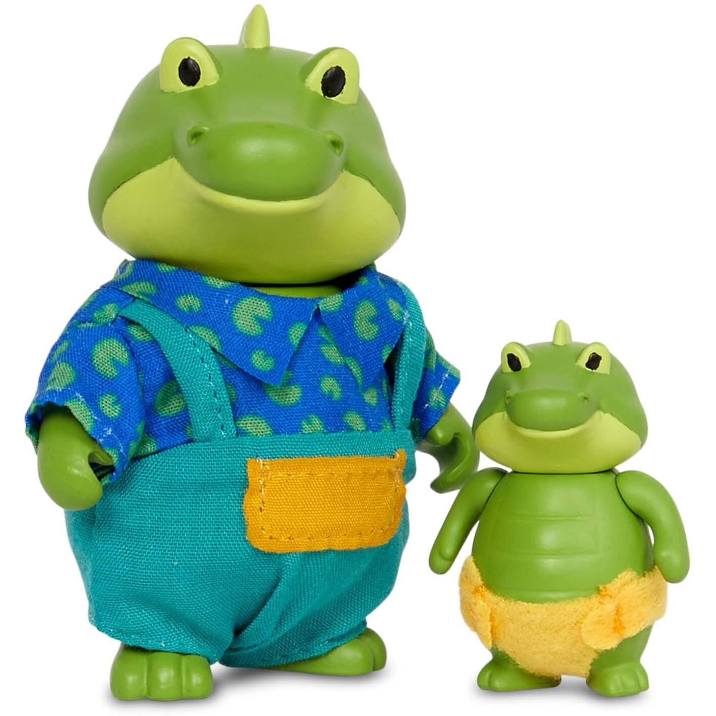 Li'L Woodzeez - Bogglesby Alligator Family - Set Of 4 Collectible Posable Alligator Figures With Storybook - Pretend Play Doll Figures - Gift Toy For Kids Age 3+