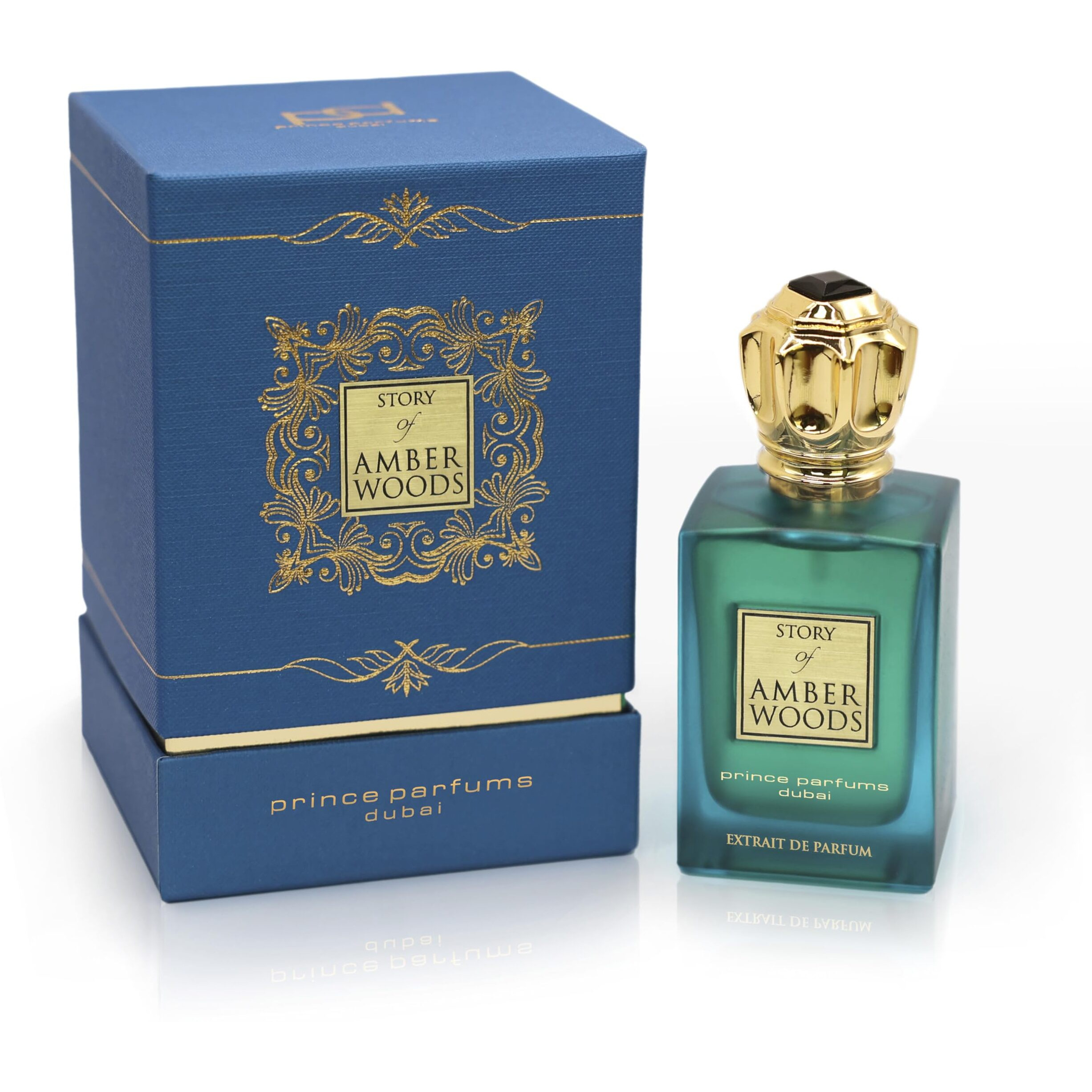 Prince Parfums Dubai - The Story Of Amber Woods - 3.4 Ounces - Exquisite Men's Extrait De Parfum - Rich, Luxurious Scent Of Amber, Cedar, Vetiver For The Modern Man - Depth, Warmth & Mastery