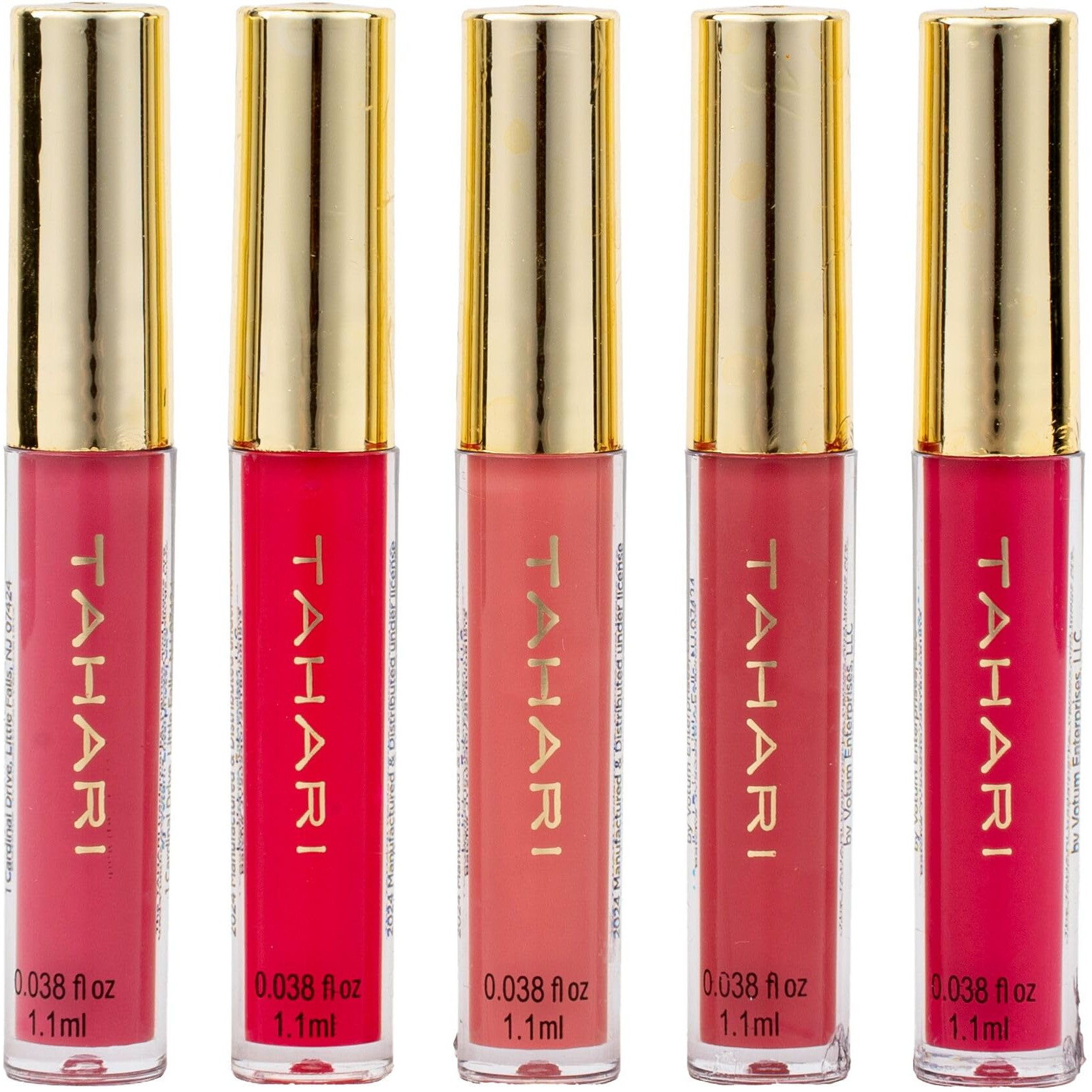 Tahari 15Pc Lip Gloss Collection, Lip Glosses For Women And Girls, Long Lasting Color Lip Gloss Set With Rich Varied Colors (Glitz)