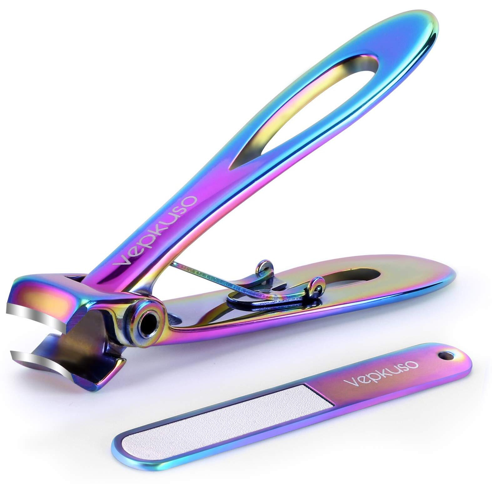 Toenail Clippers For Thick Toenails For Seniors - Vepkuso Ultra Sharp Nail Clippers For Women Large German Fingernail Clippers Cutter Set For Tough Nails, Men, Adult