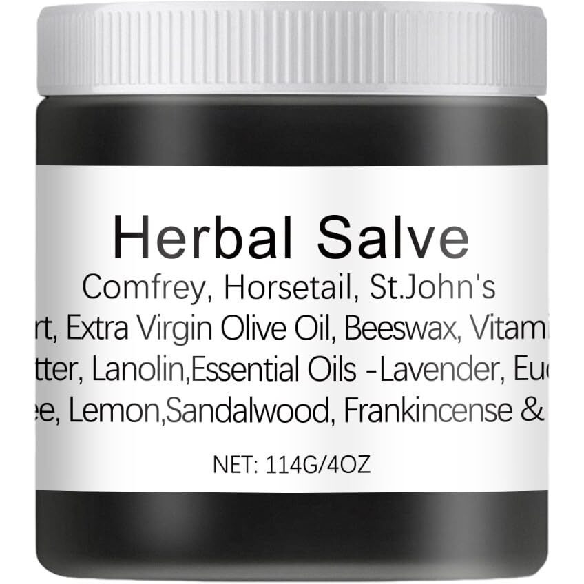Organic Herbal Salve 4Oz - Comfrey Organic Herbal Salve(1Pcs)