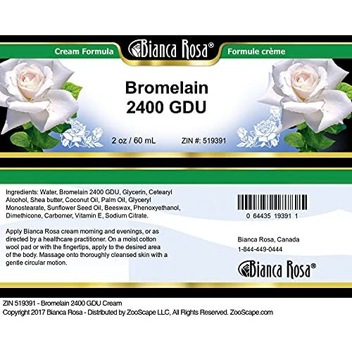 Bianca Rosa Bromelain 2400 Gdu Cream (2 Oz, Zin 519391)