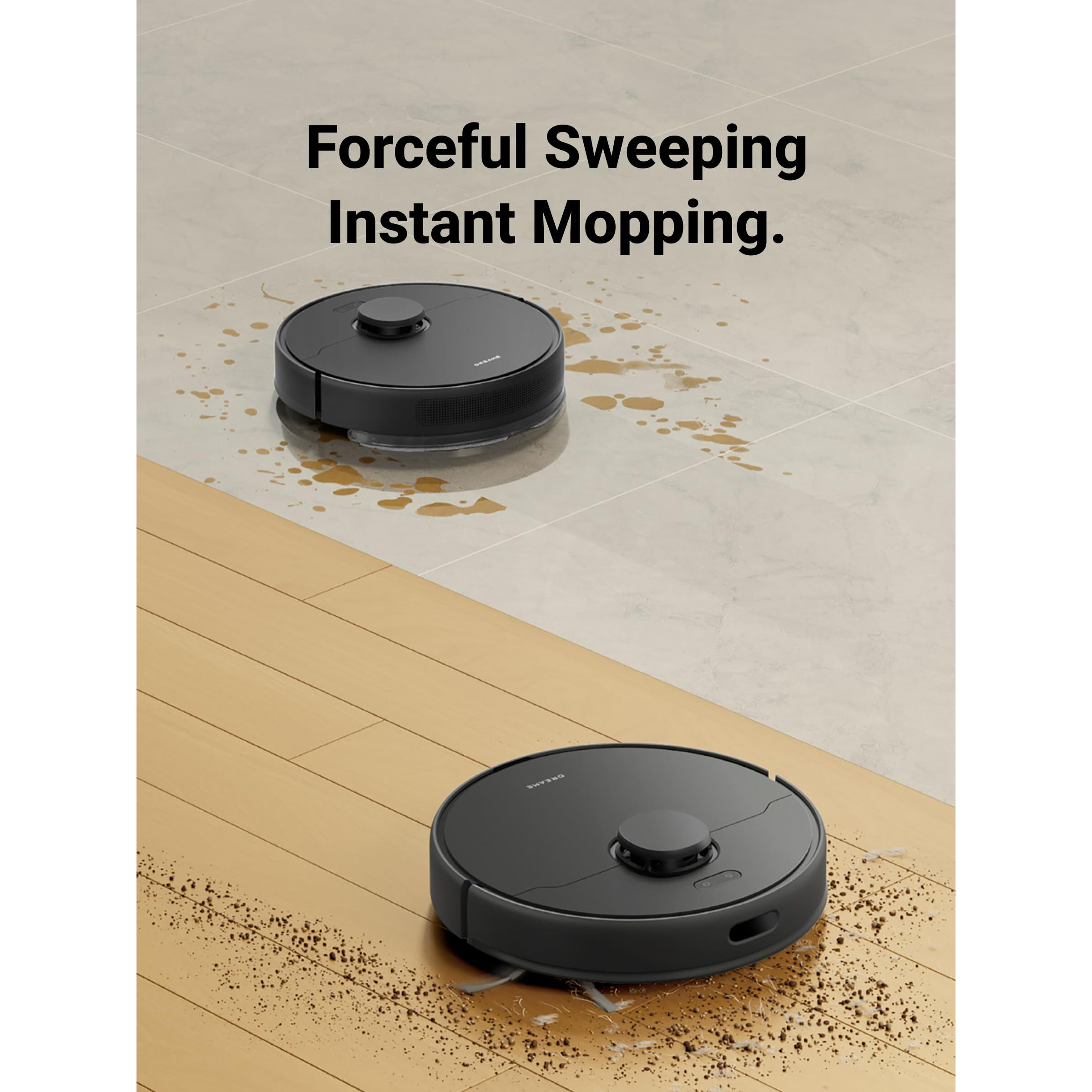 Dreame D9 Max Gen 2 Robot Vacuum And Mop Combo, Lds Navigation, 6000Pa Strong Suction Power, 240Mins Runtime, 2-In-1 Sweep And Mop, Wifi, App, Voice Control