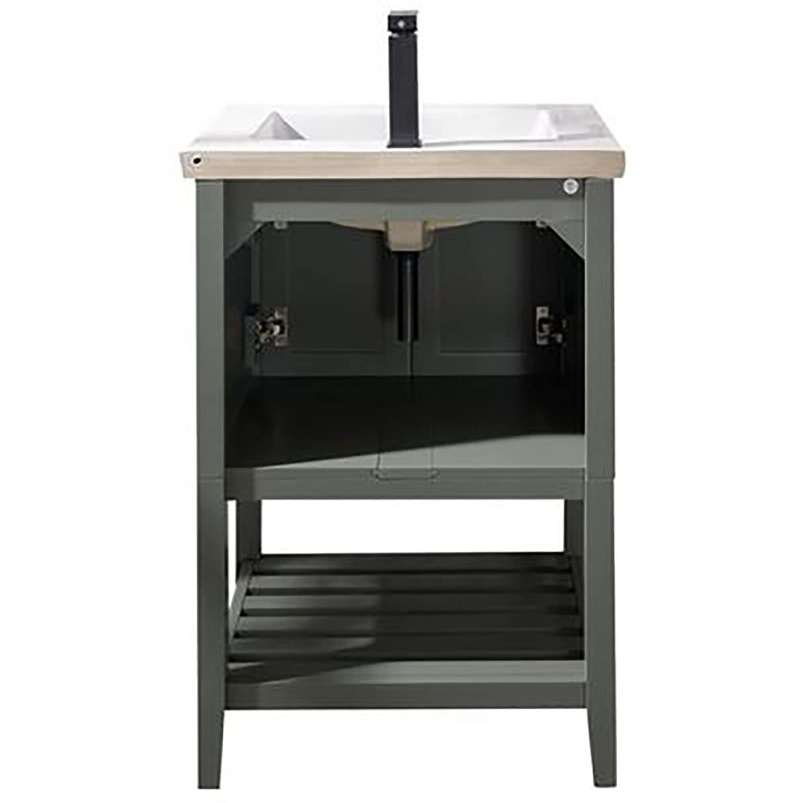 Legion Furniture 24-Inch Kd Pewter Green Sink Vanity