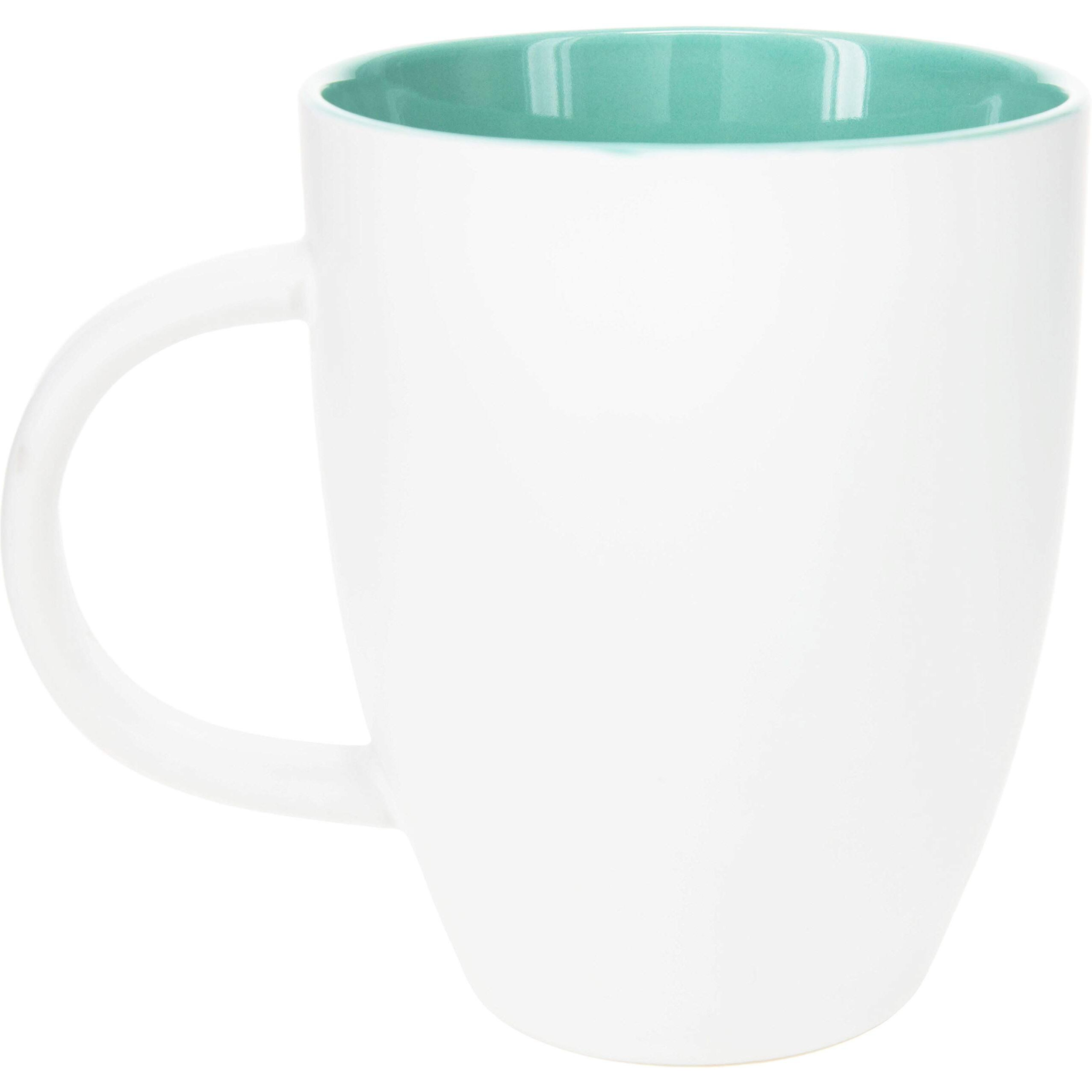 Pavilion Gift Company Blessed Grandma 20 Oz Stoneware Rainbow Baby Coffee Cup Mug, White