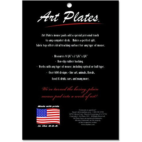 Art Plates Steam Locomotive Train Mouse Pad