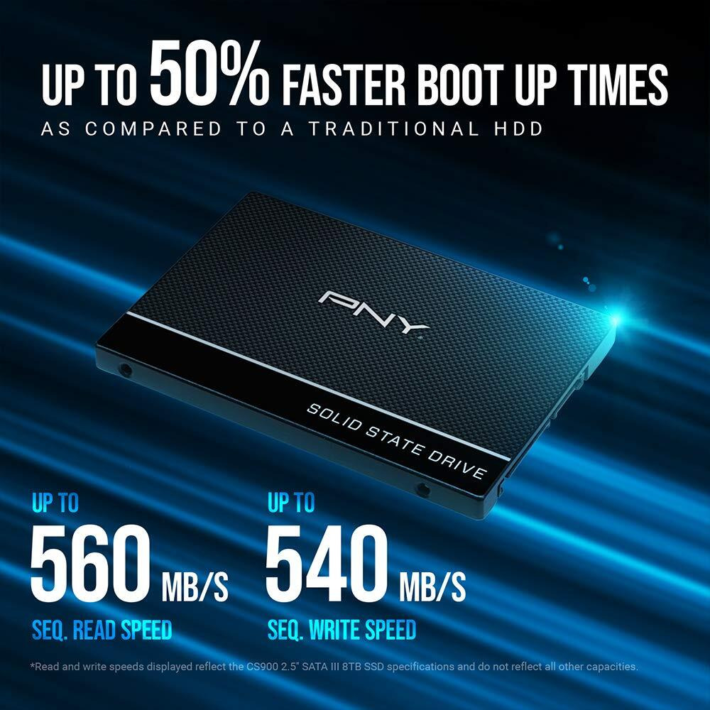 Pny Ssd7Cs900-240-Rb 3D Nand 2.5"" Sata Iii Internal Solid State Drive (Ssd)