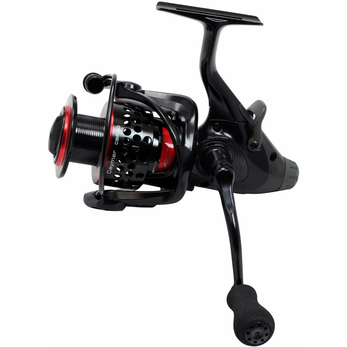 Okuma Ceymar Lightweight Spinning Reel- C-55, Black/Red
