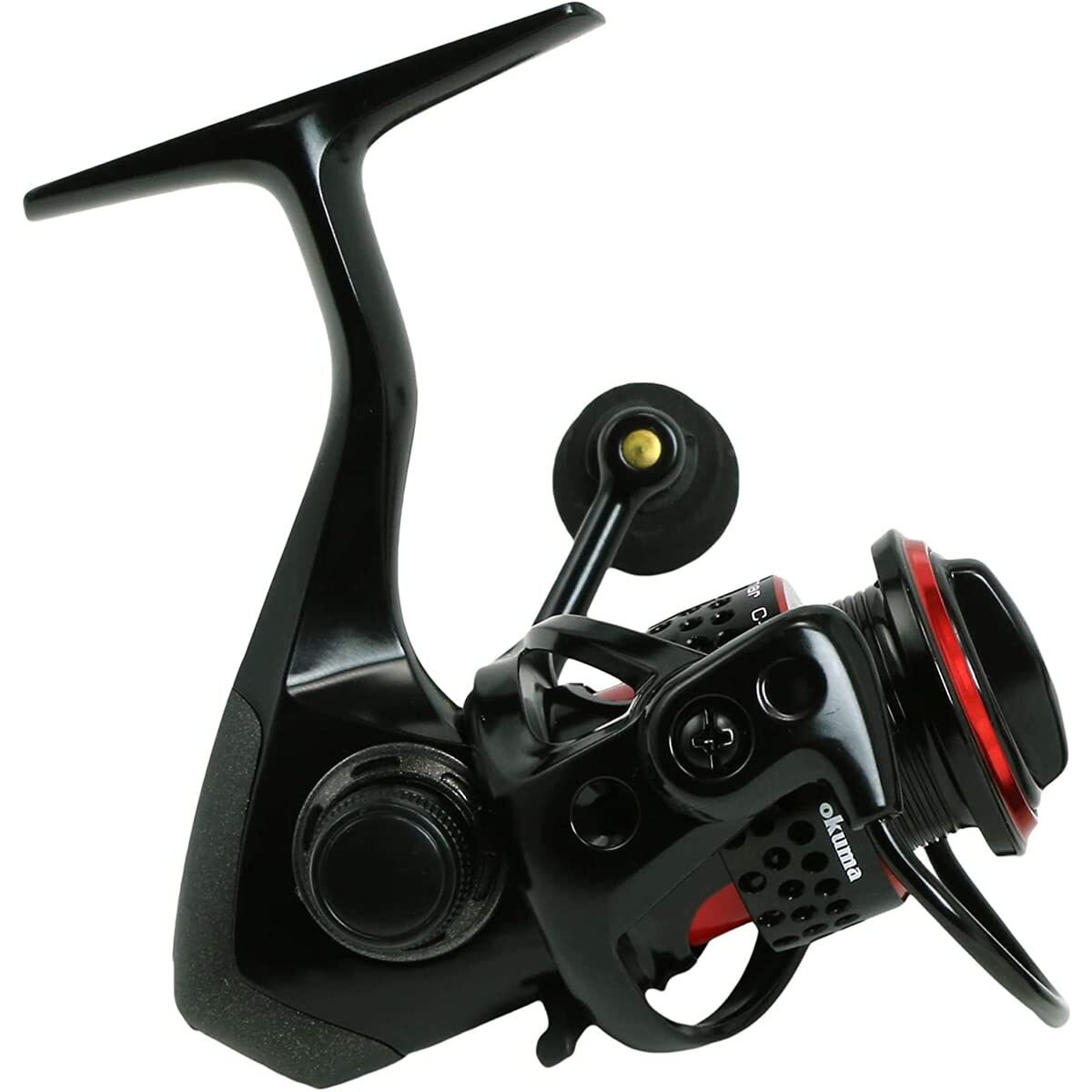 Okuma Ceymar Lightweight Spinning Reel- C-55, Black/Red