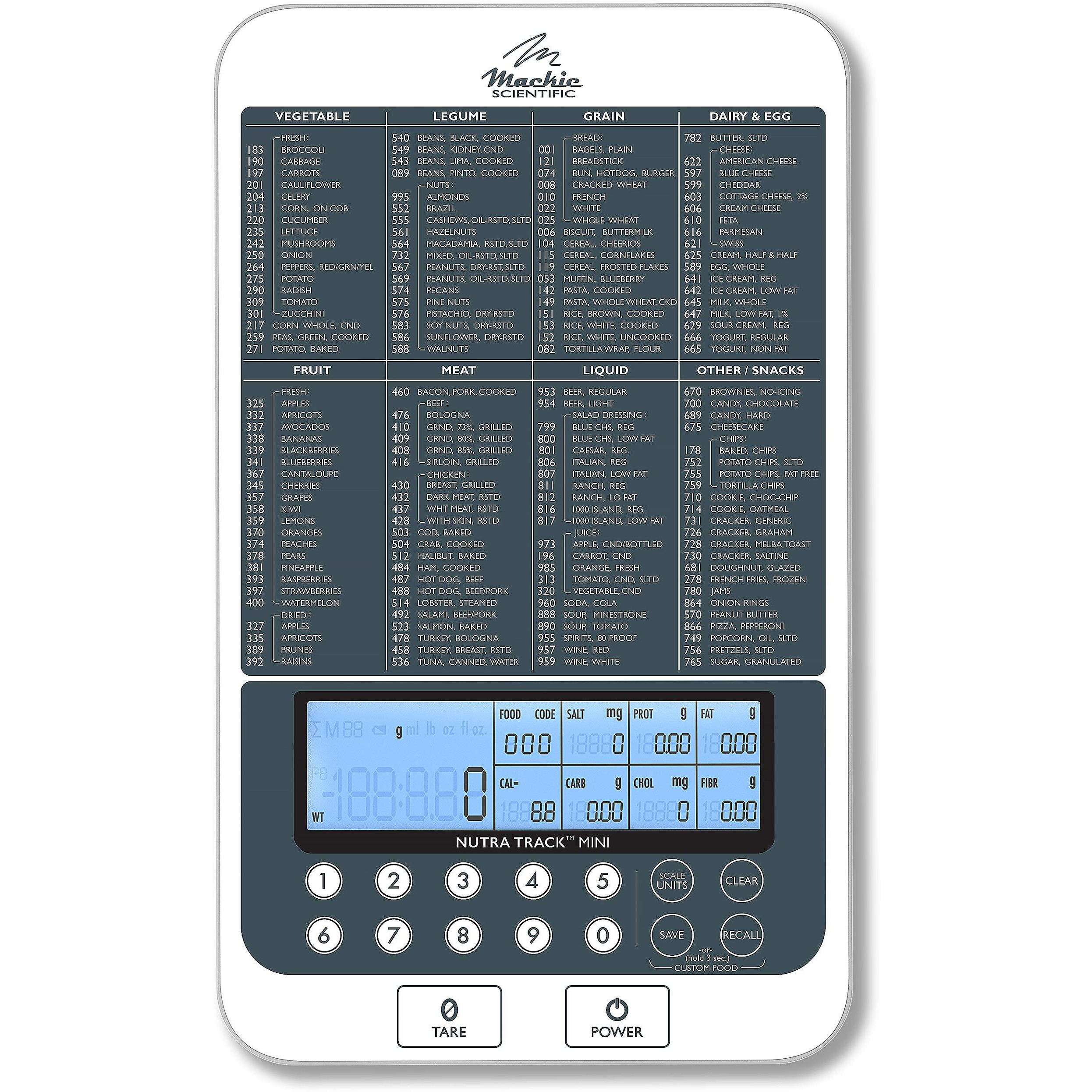 Nutra Track Ultimate Food Kitchen & Nutrition Scale - Your Personal Nutritionist At Home Powered By Usda Data, Designed For Precision In Seattle, Wa