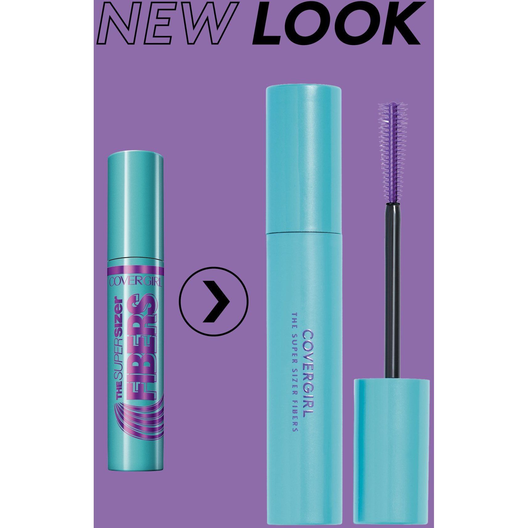Covergirl The Super Sizer Fibers Mascara Brown .35 Fl. Oz. (Packaging May Vary)