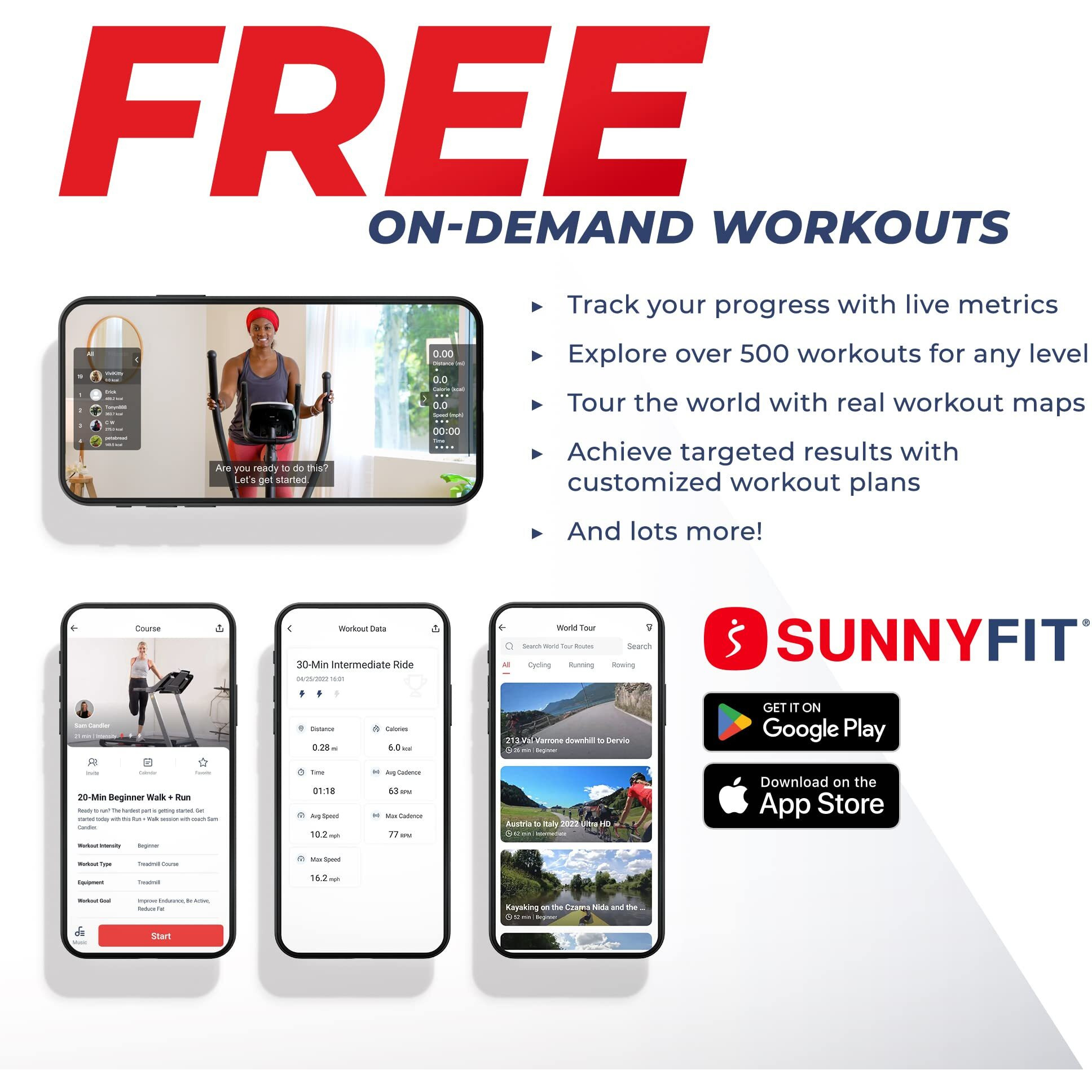 Sunny Health & Fitness Compact Performance Recumbent Bike With Dual Motion Arm Exercisers, Quick Adjust Seat & Exclusive Sunnyfit App Enhanced Bluetooth Connectivity - Sf-Rb420032 Gray