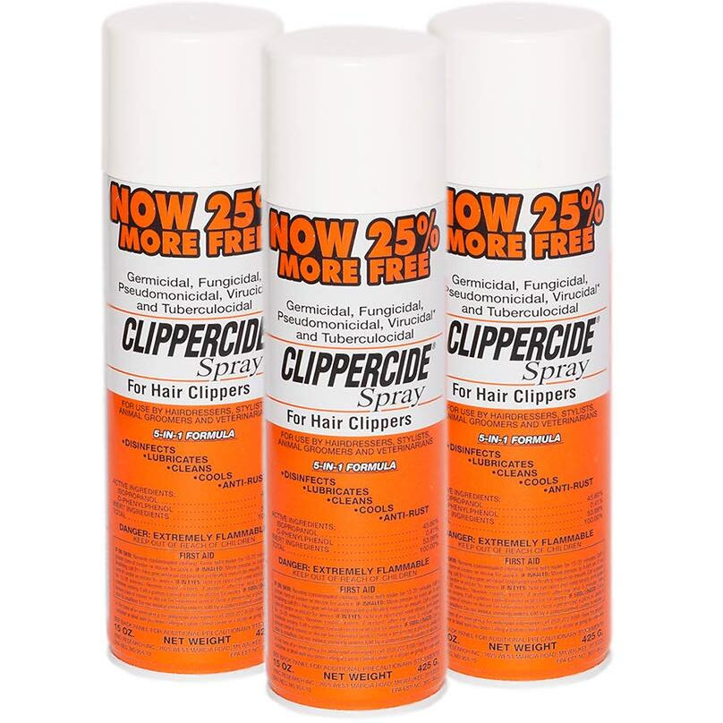 Clippercide Disinfectant Spray 15 Ounce Size (3 Pack)