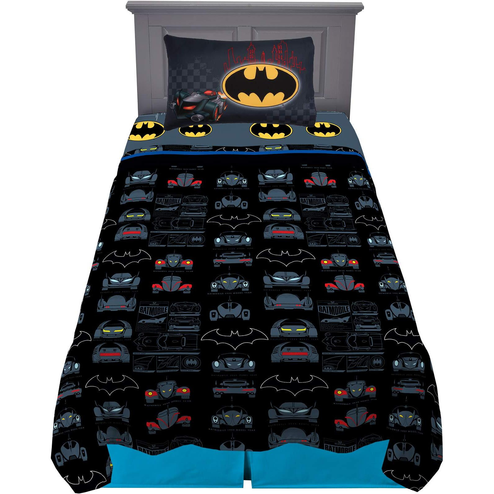 Franco Kids Bedding Super Soft Sheet Set, Twin, Batman