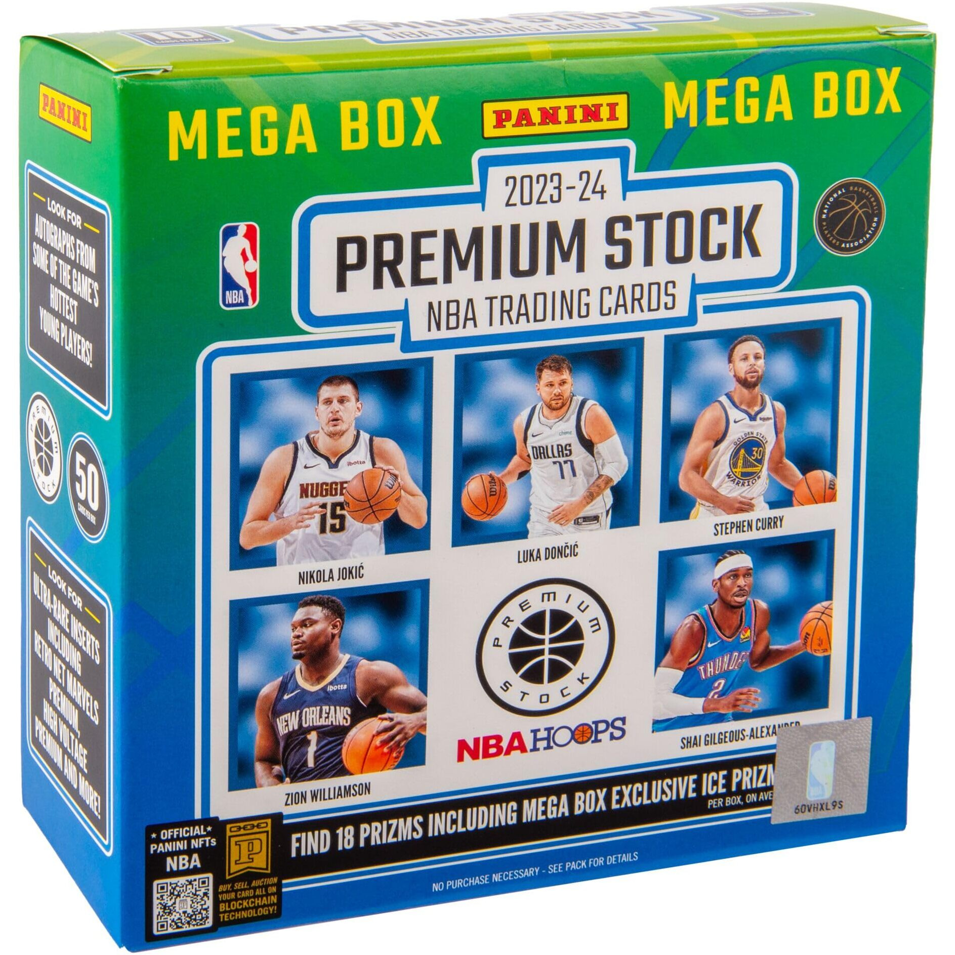 2023-24 Panini Premium Stock Basketball Trading Cards Mega Box
