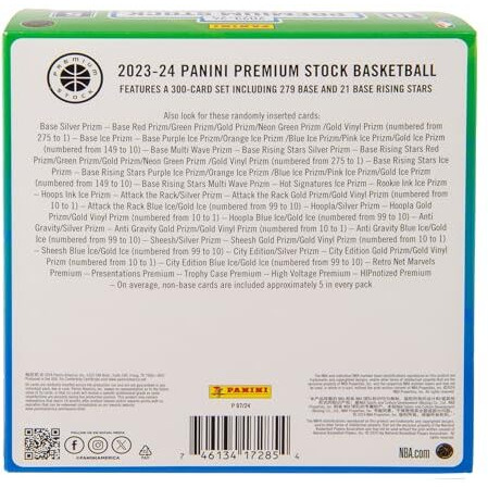 2023-24 Panini Premium Stock Basketball Trading Cards Mega Box
