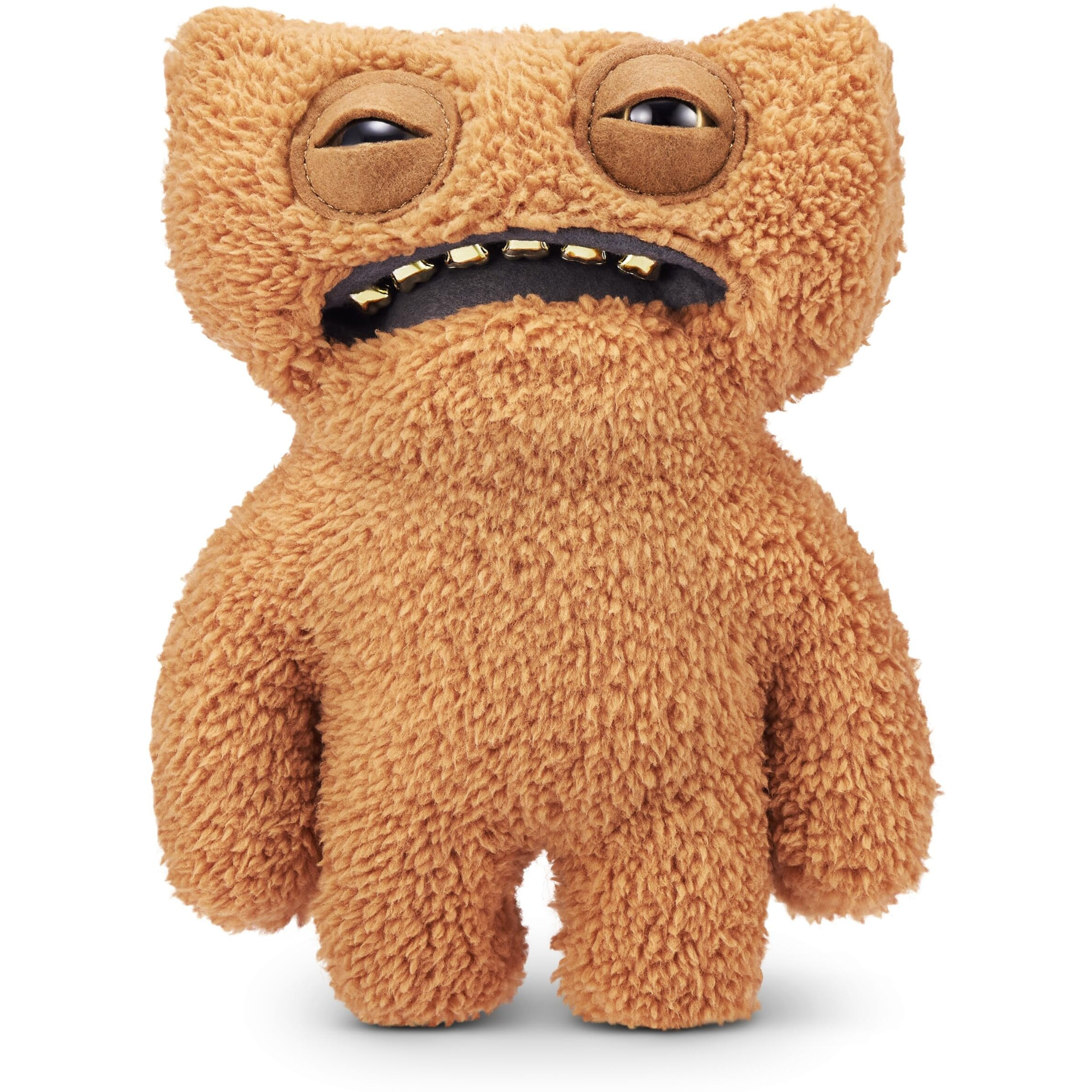 Fuggler Gold Fuggs By Zuru Funny Ugly Monster, Plush, Collectible, Toy (Gnawing Terror - Teeth)