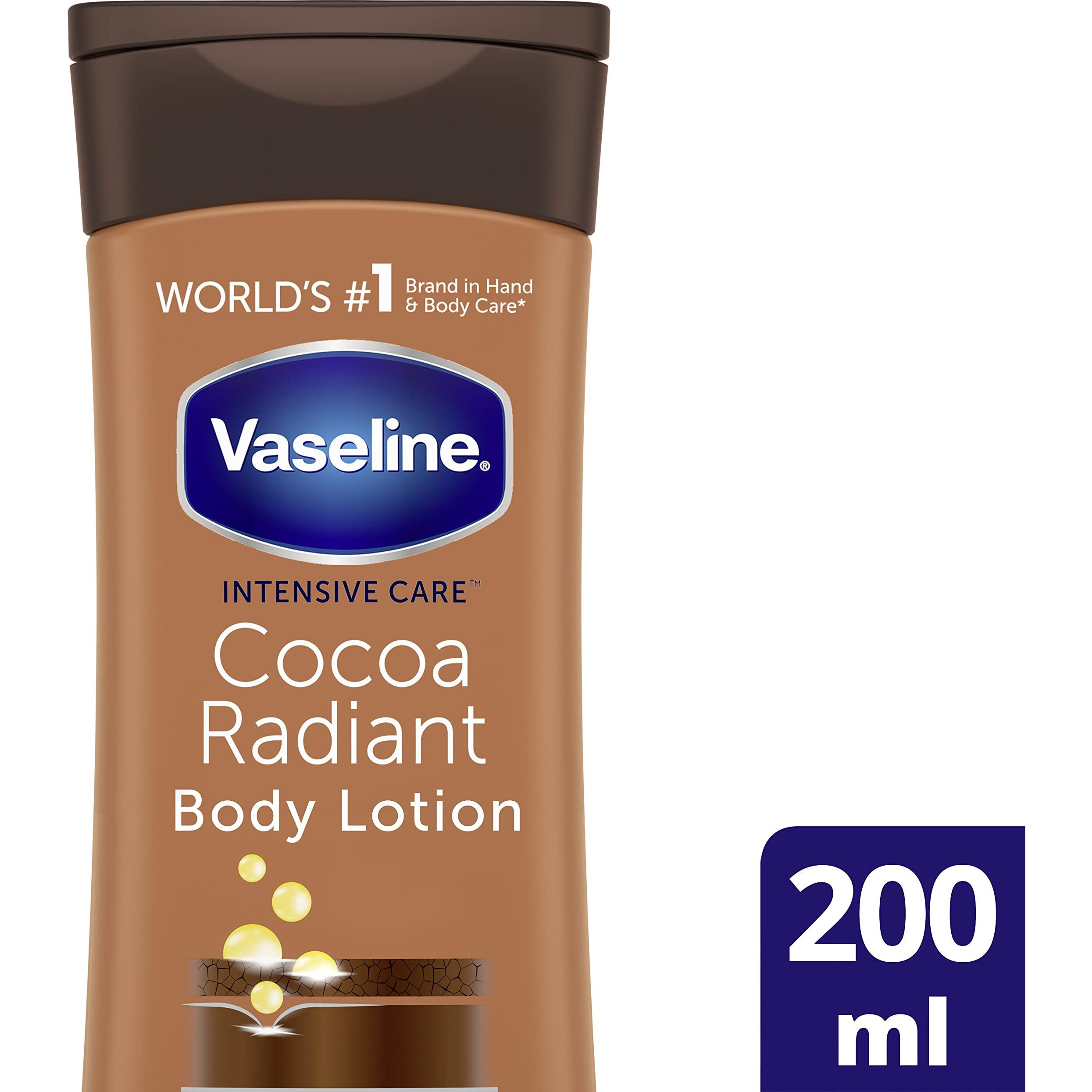 Vaseline Essential Moisture Cocoa Radiant Lotion 200 Ml