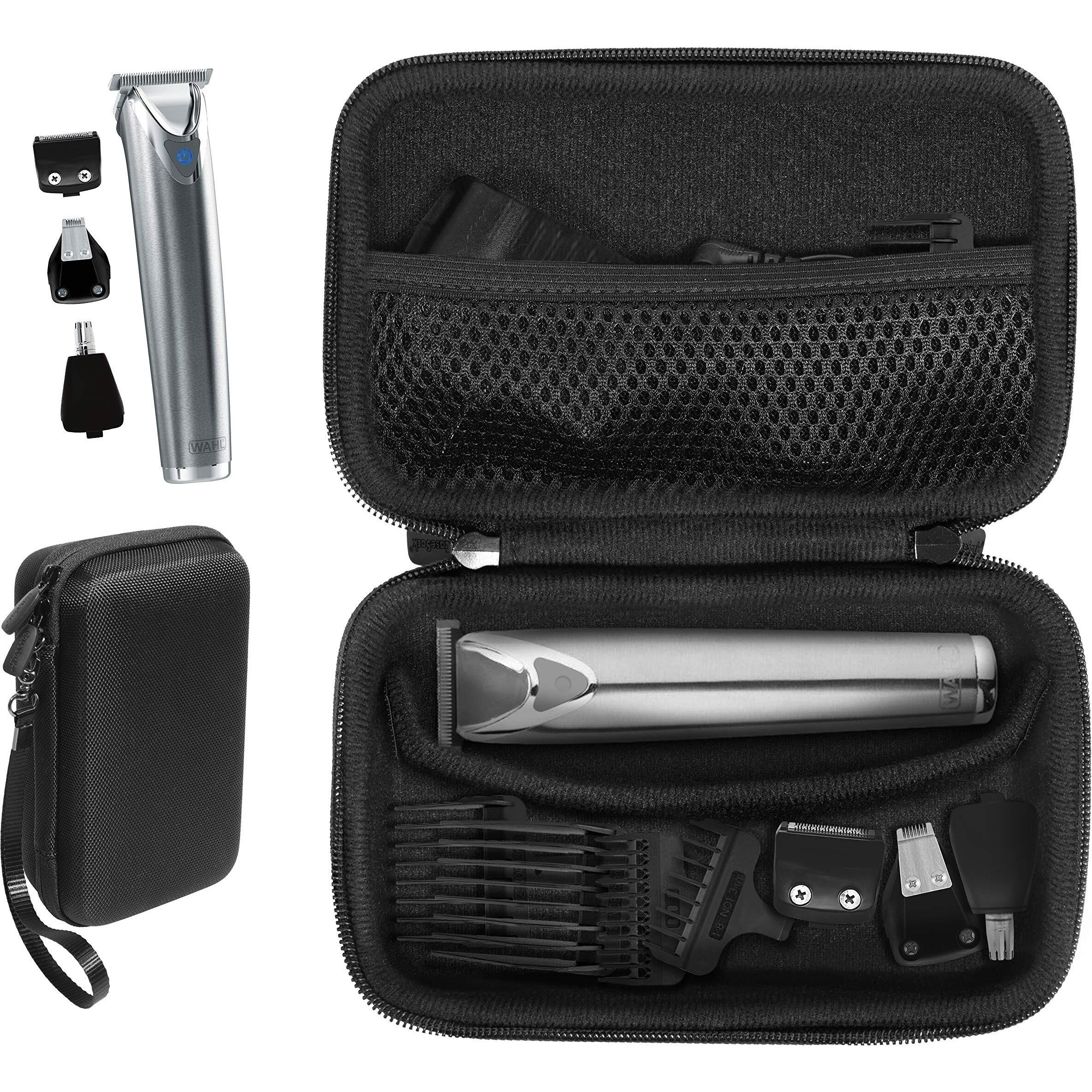 Alltravel Case For Wahl Stainless Steel Lithium Ion+, Ion 2.0+ Beard And Nose Trimmer Model 9818, Andis 32475 Trimmer All In One Consolidation Solution For Trimmer, Clipper, Shaver, Comb And Others