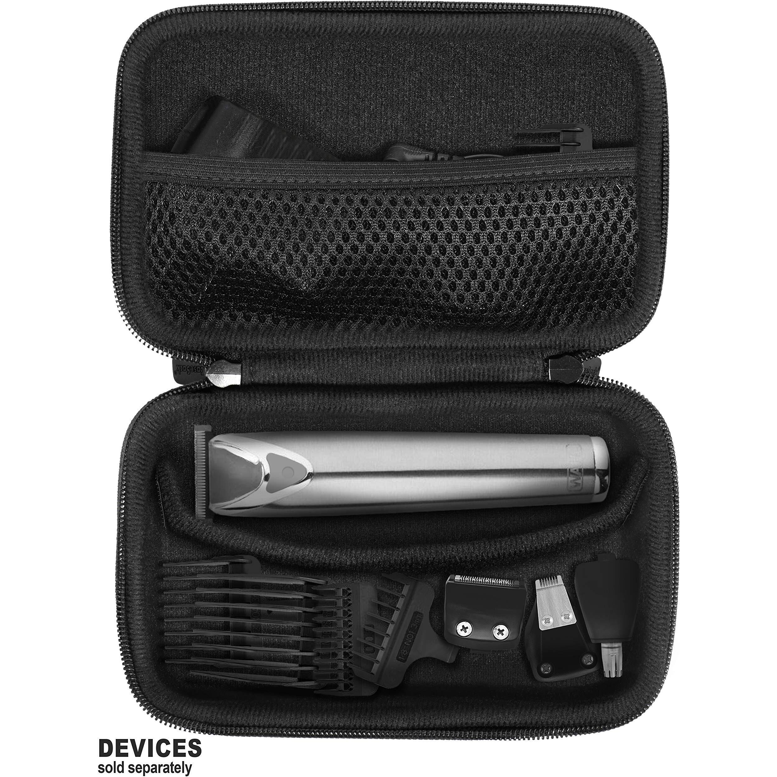 Alltravel Case For Wahl Stainless Steel Lithium Ion+, Ion 2.0+ Beard And Nose Trimmer Model 9818, Andis 32475 Trimmer All In One Consolidation Solution For Trimmer, Clipper, Shaver, Comb And Others