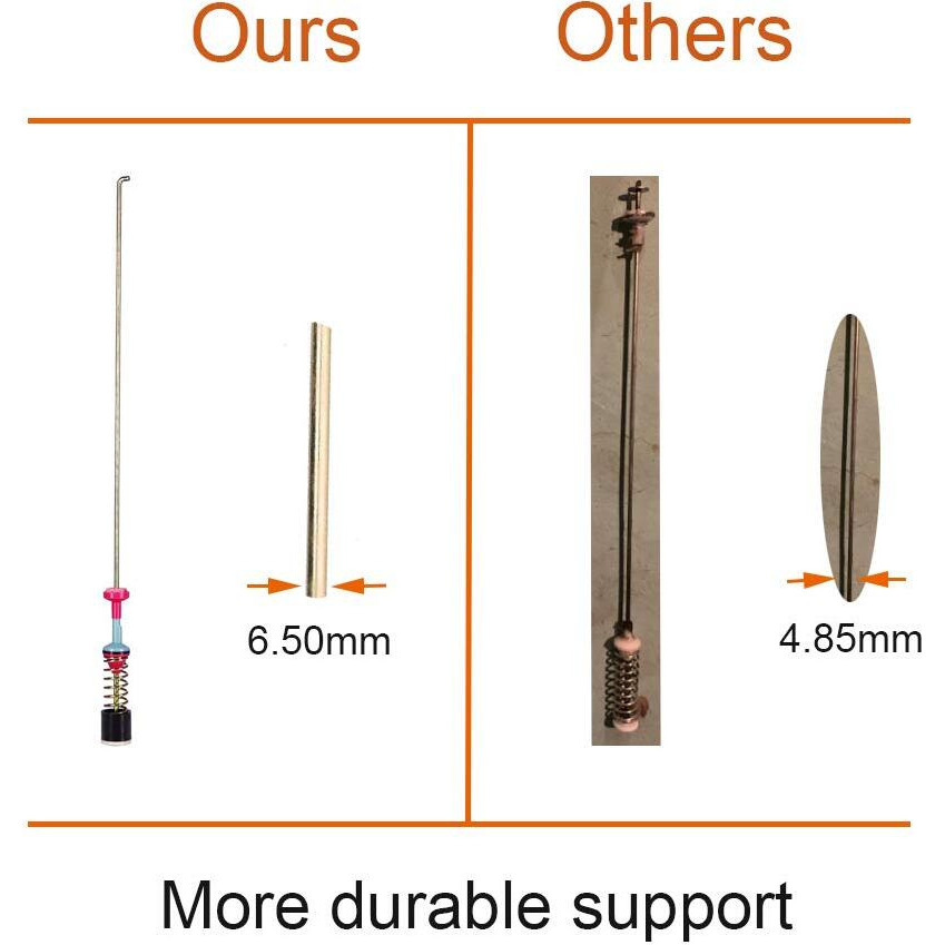 Monkemon Upgraded Dc97-05280W Washer Damper Suspension Rods| Washer Shock Absorber| Replace Ap5966911 Dc97-05280 Dc97-16350 Dc97-18610 Series| Compatible With Samsung Washer Wa50R5400A Etc