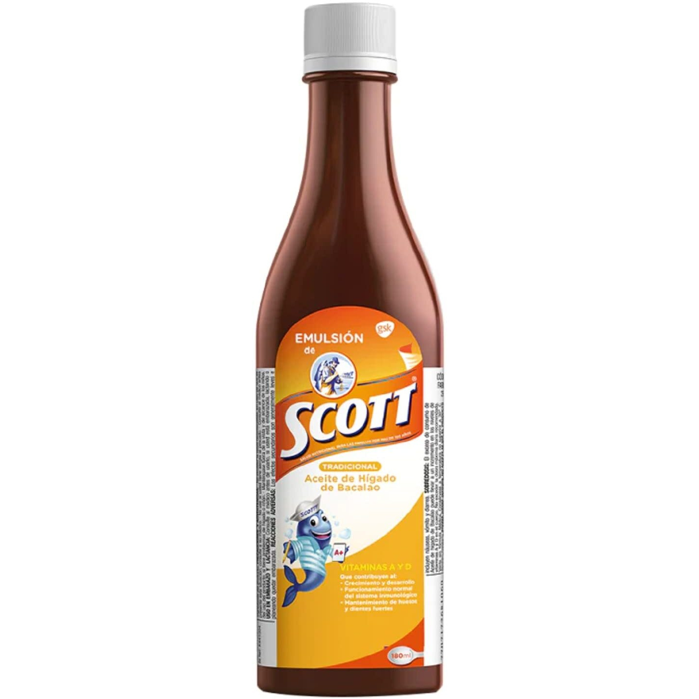 Emulsion Scott Tradicional, 180 Ml