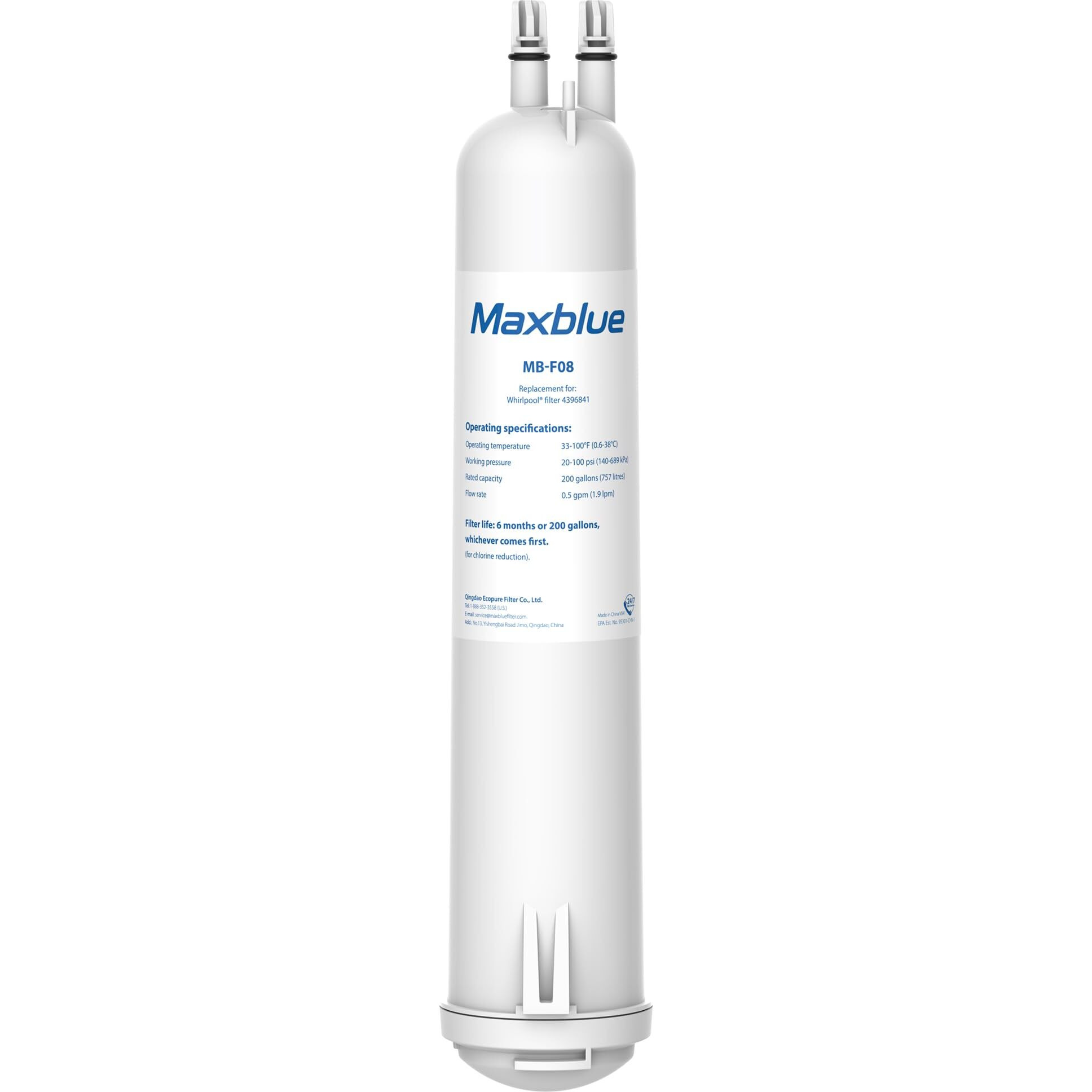 Maxblue Edr3Rxd1 Replacement For 4396841, Everydrop Filter 3, 4396710, Kenmore 46-9083, 46-9030, Refrigerator Water Filter, 1 Filter