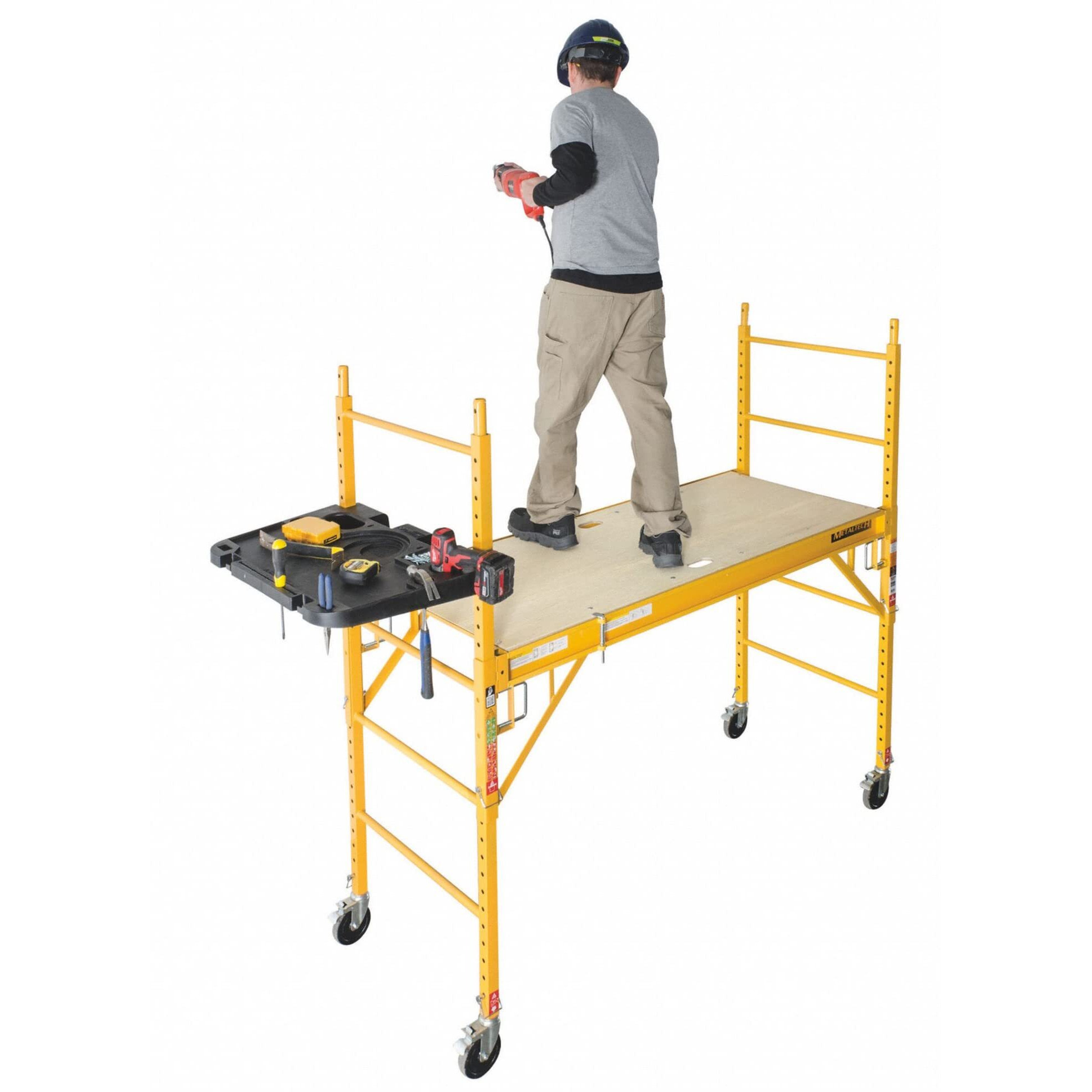 Metaltech Scaffolding Platform, Bakers Scaffold Ladder Roofing Equipment, 6 Ft