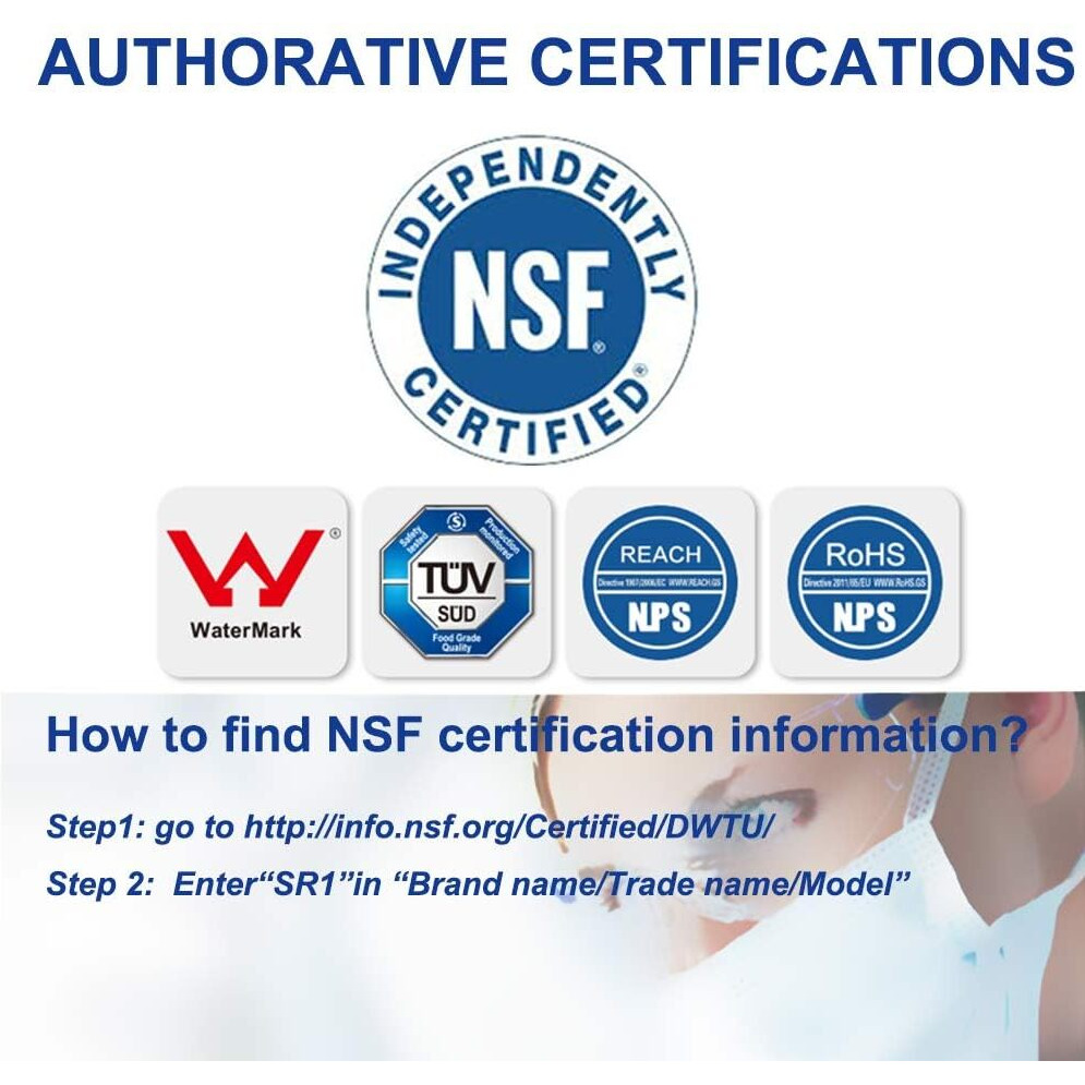 Refrigerator Water Filter Compatible With Everydrop Filter 1, Edr1Rxd1, W10295370A, Whr1Rxd1, P8Rfwb2L, W10295370, Edr1Rxd1B, P4Rfwb, Kenmore 46-9081, 46-9930, 3Pack