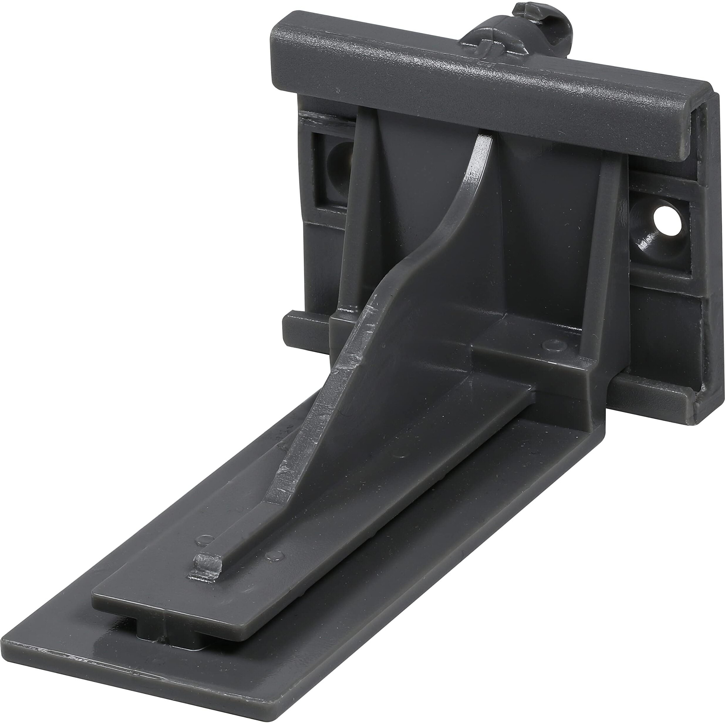 6 Pack Dtc Rear Mounting Brackets Heavy Duty Drawer Slide Socket Plastic Grey Color For Dtc Undermount Drawer Glides With Lengths 12""(305Mm), 15"" (381Mm), 18"" (457Mm), And 21"" (533.5Mm) - Oga03