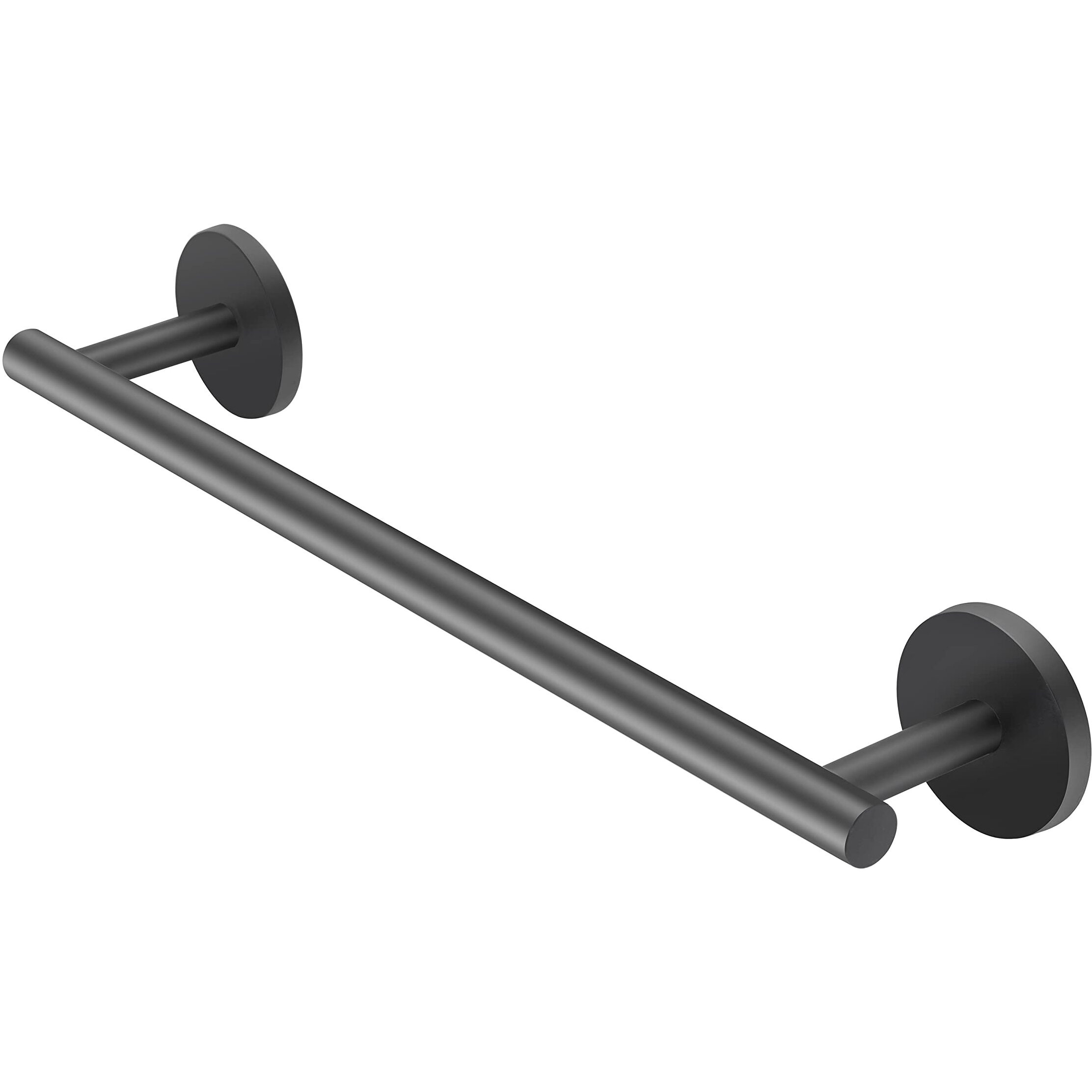 Modern 12-Inch Magnetic Towel Bar For Oven, Magnetic Towel Hanger For Kitchen Stove, Refrigerator, Dishwasher And Laundry Machine, Sus304 Stainless Steel Matte Black, No Need To Drill