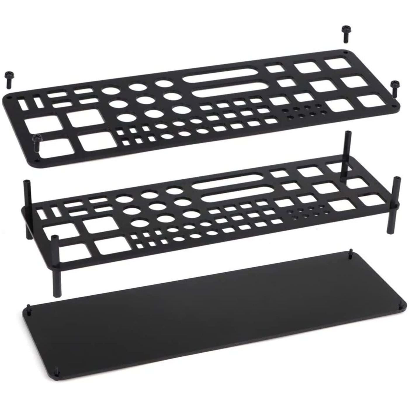 Joyabest 63 Holes Screwdriver Storage Rack, Organizers, Portable Tool Box, Workshop Tools Tray, Tweezer Brushes Pens