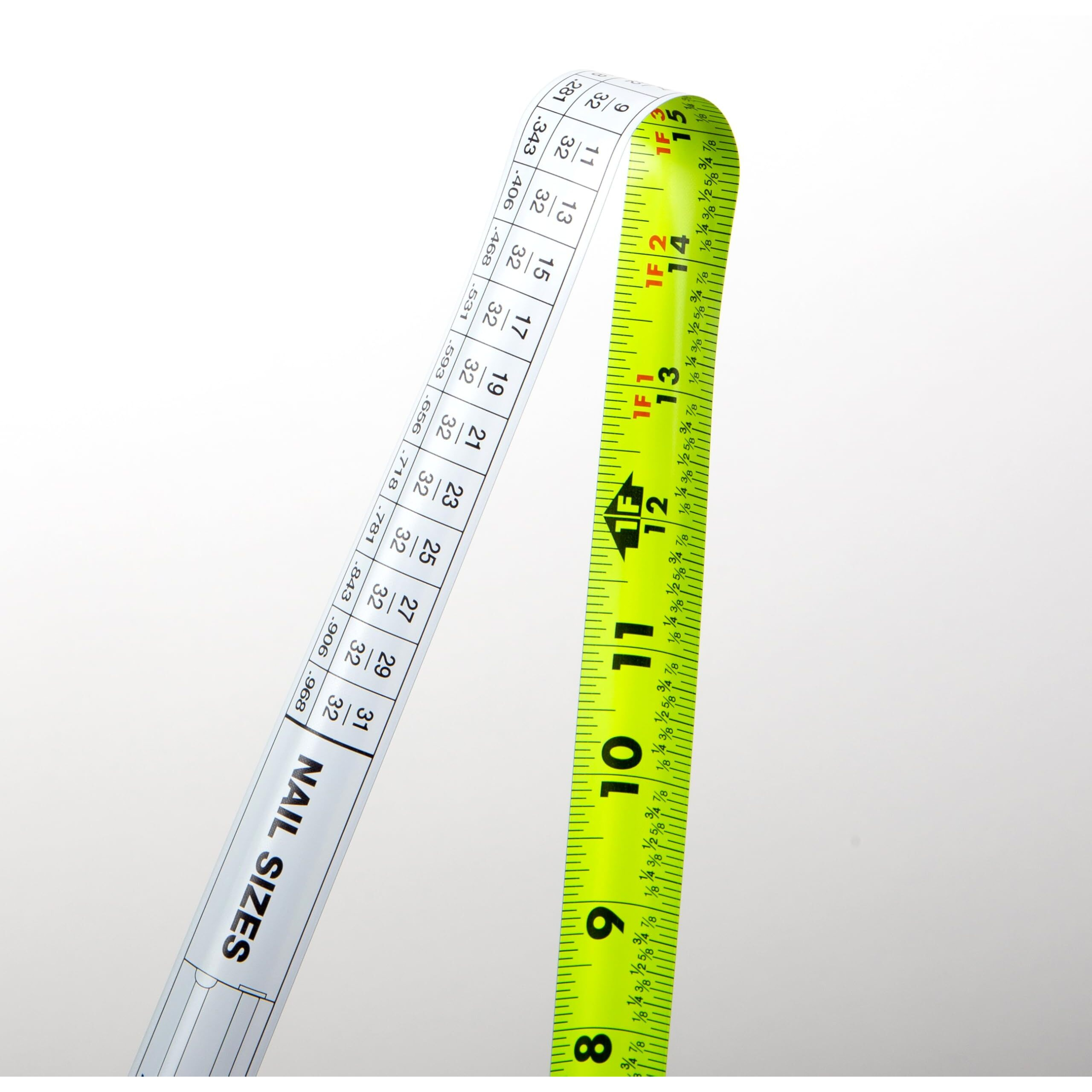 Komelon 25' Self Lock Hi-Vis Speedmark Tape Measure