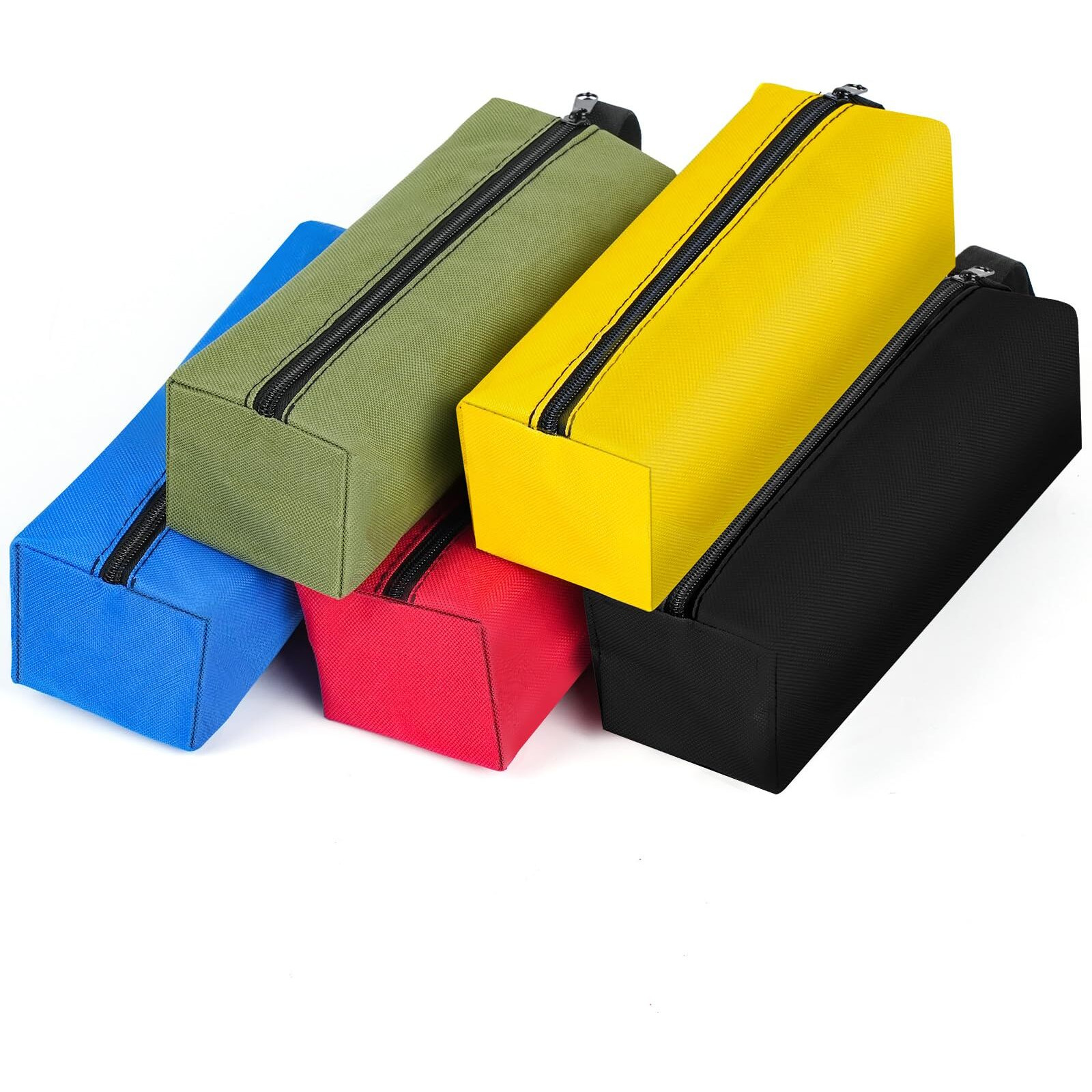 Hunterbee Small Tool Bag,Heavy Duty Waterproof Fabric Tool Pouch,Tool Pouch - Small Tool Bag Zipper Pouch,Small Tool Bag Organizer
