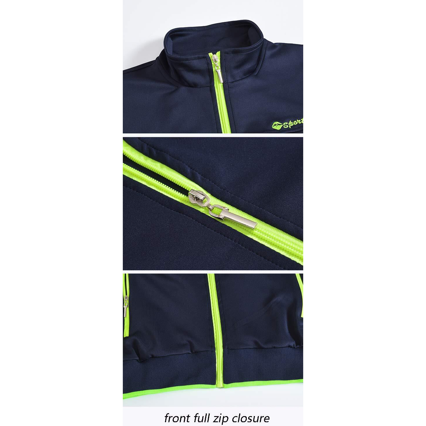 Ysento Men's Tracksuits Outfits Set 2 Piece Jogging Suits Warm Up Sweatsuits Sweat Track Suits Sets Green Xl