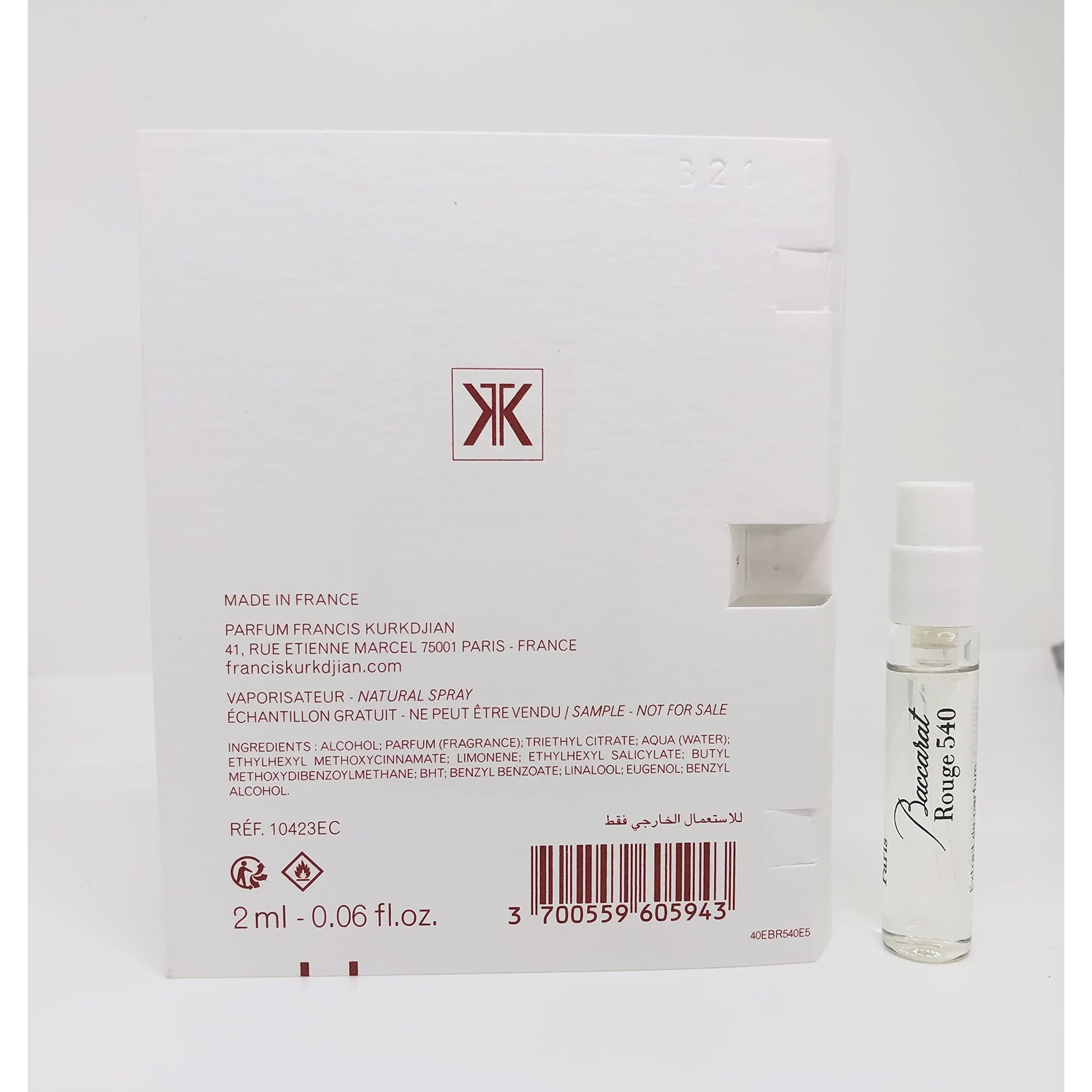 Maison Francis Kurkdjian Baccarat Rouge 540 Edp 5Ml 0.17 Fl Oz Travel Refillable