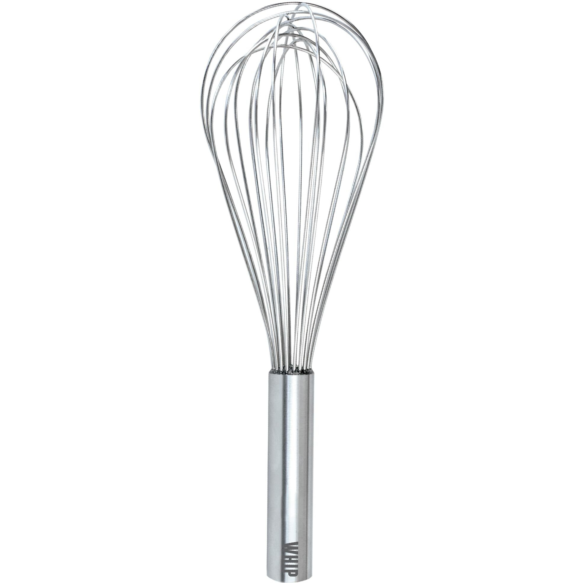 Stainless Steel Whip Whisk, 11"" - Kitchen Balloon Whisks For Cooking, Blending, Mixing, Stiring, Whipping & Beating - Whisking Tool As Mixer, Frother & Stirrer - Dishwasher Safe Whisker