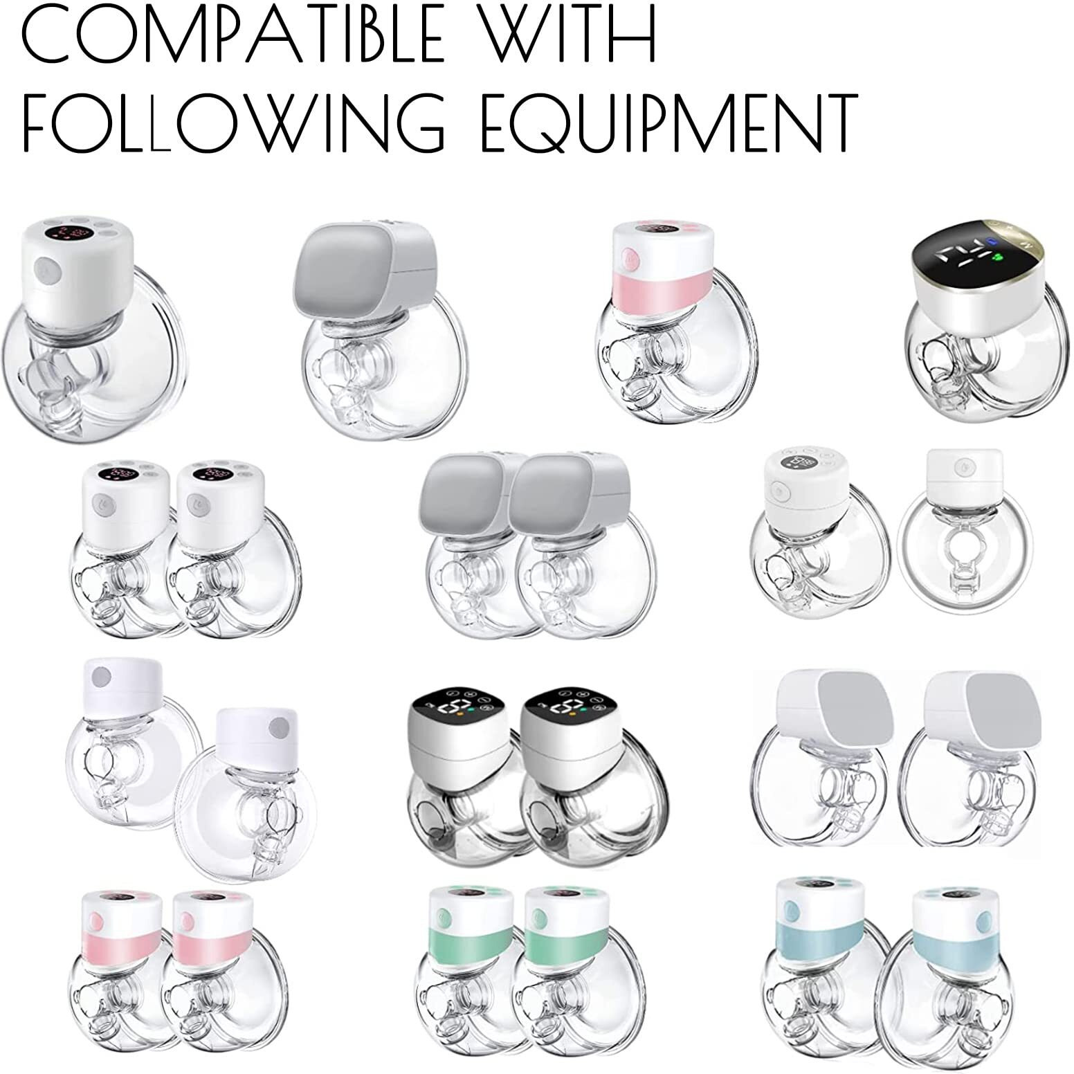 Mompmuir Overall Compatible With Momcozy/Tsrete/Hauture/Padram/Loveoflive/Omfmf /S9 Pro/S10/S12 Parts Replace, Wearable Breast Pump Accessories - Collector Milk Cup Whole Bowl (24Mm) - 1 Pack